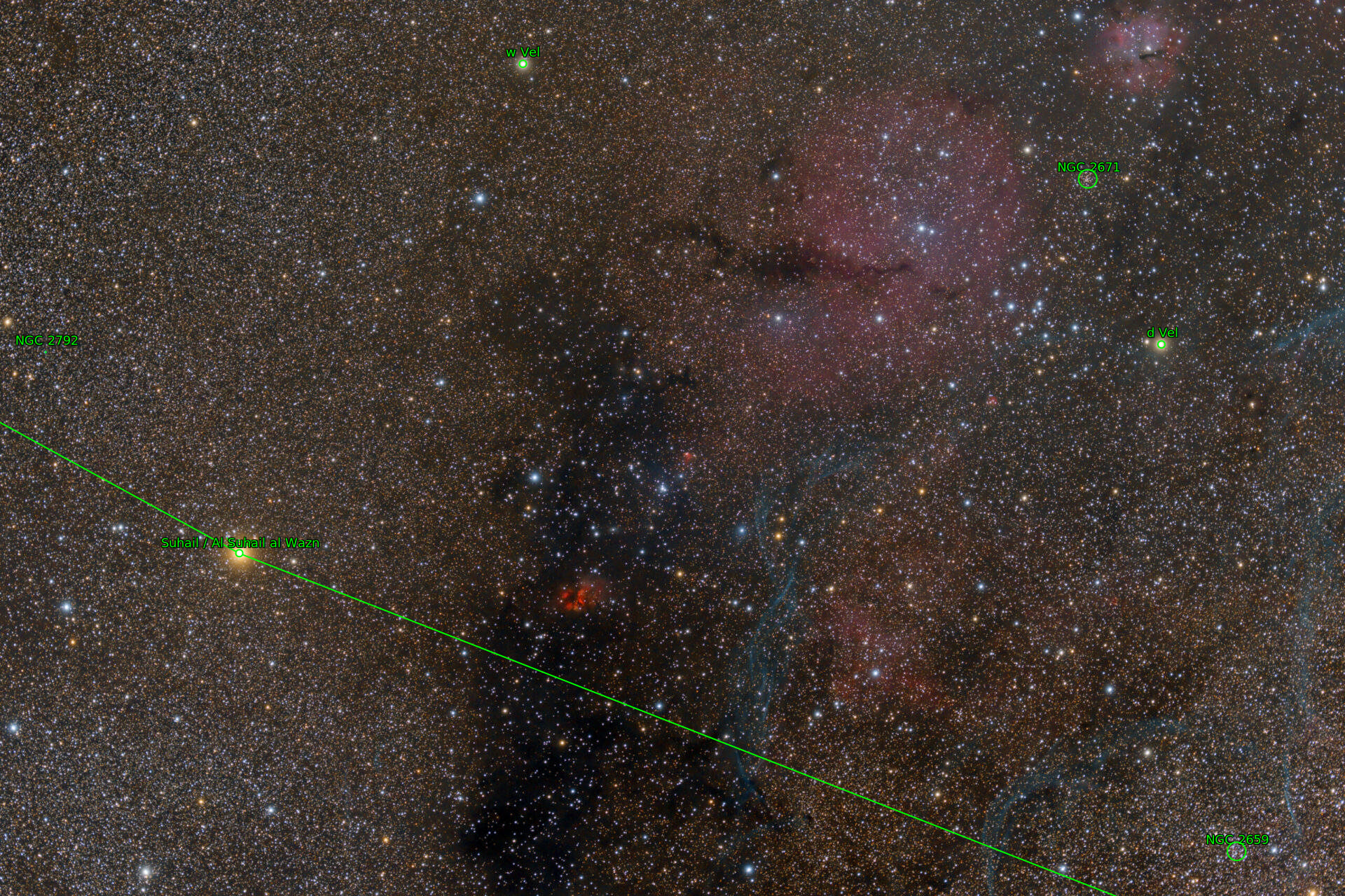 Sternkarten-Overlay (Astrometry.net)