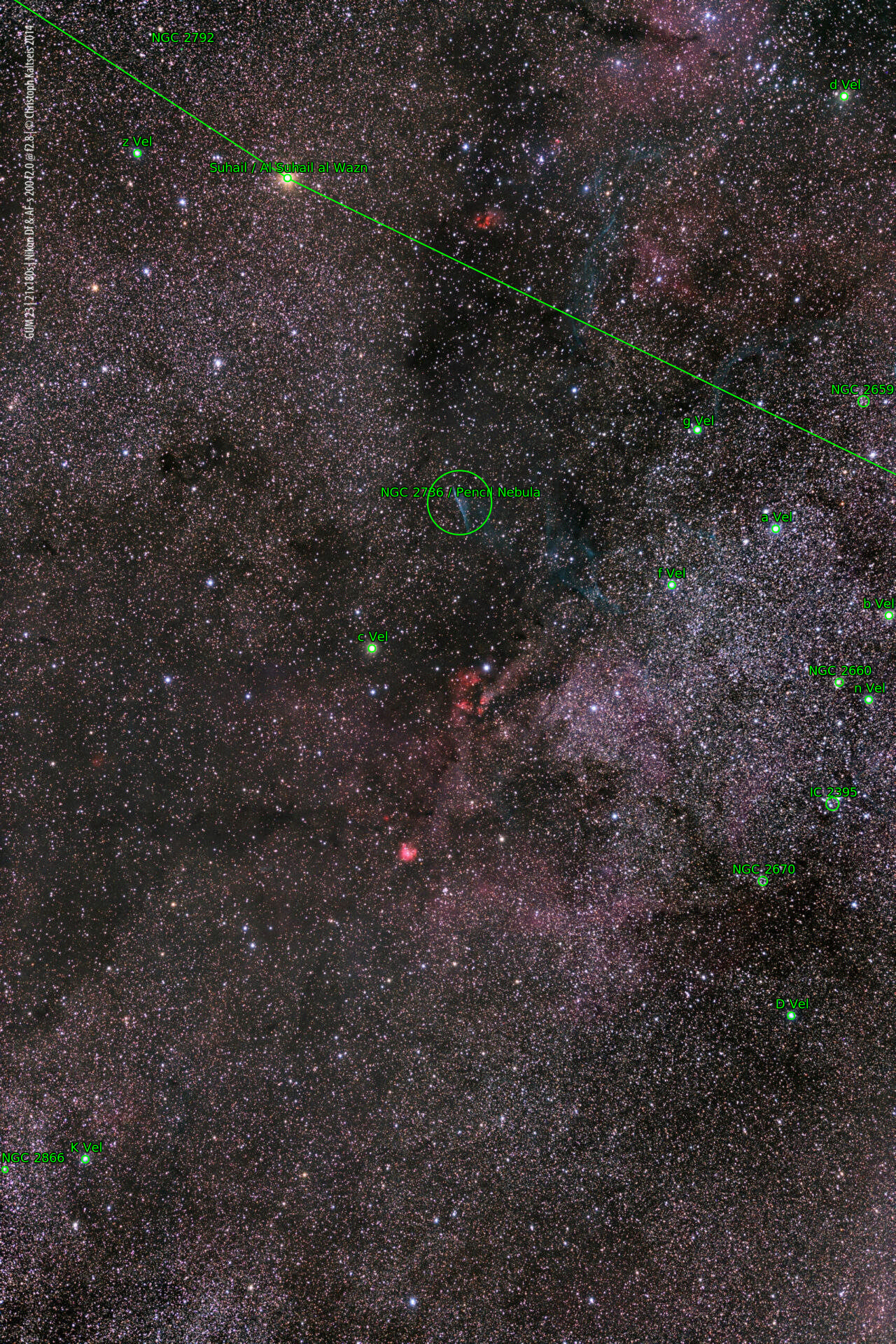 Sternkarten-Overlay (Astrometry.net)