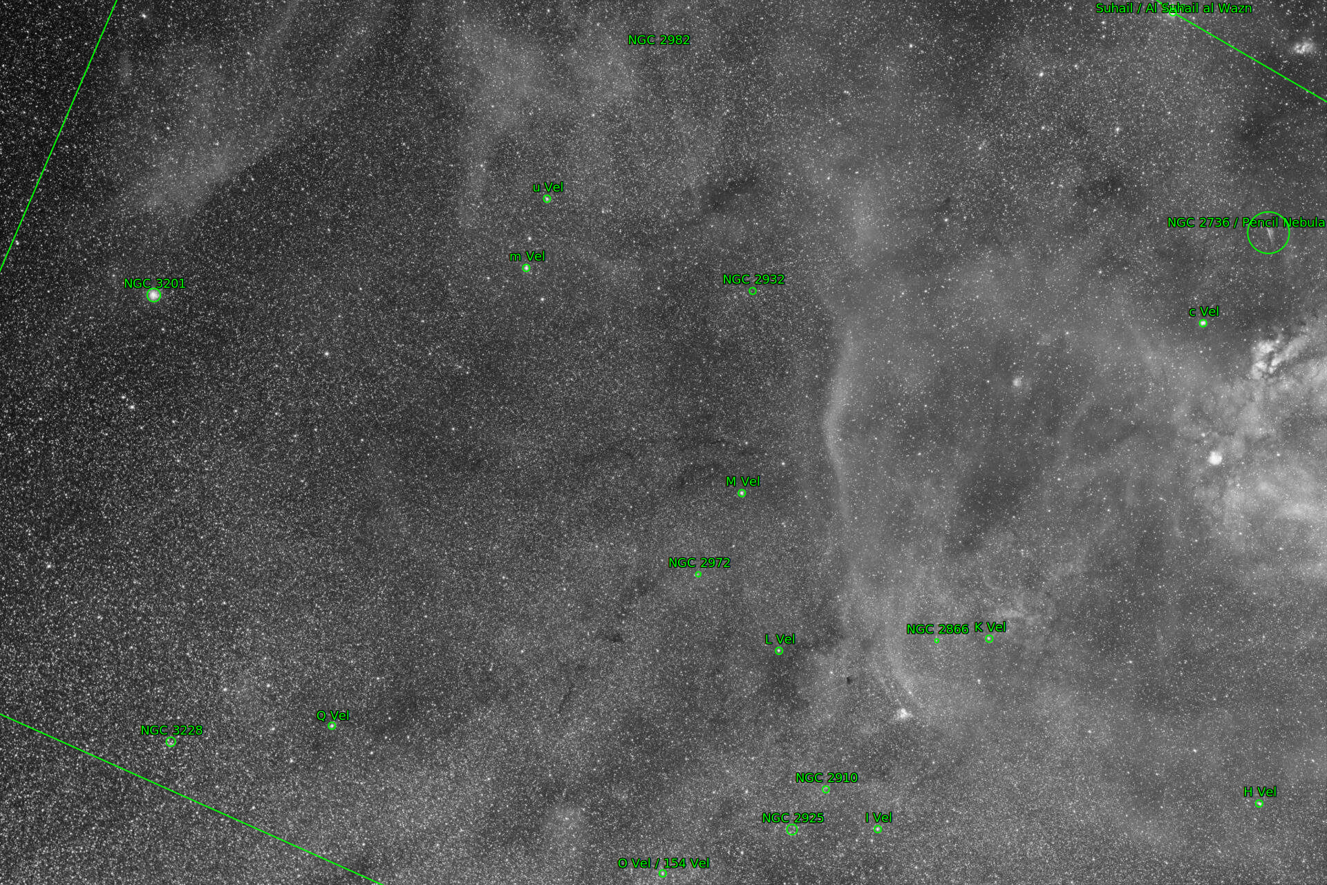 Sternkarten-Overlay (Astrometry.net)