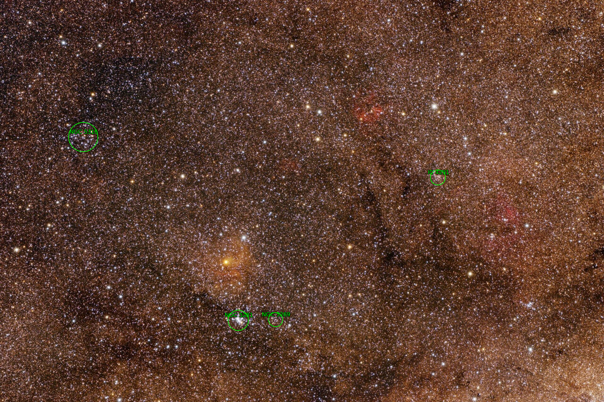 Sternkarten-Overlay (Astrometry.net)