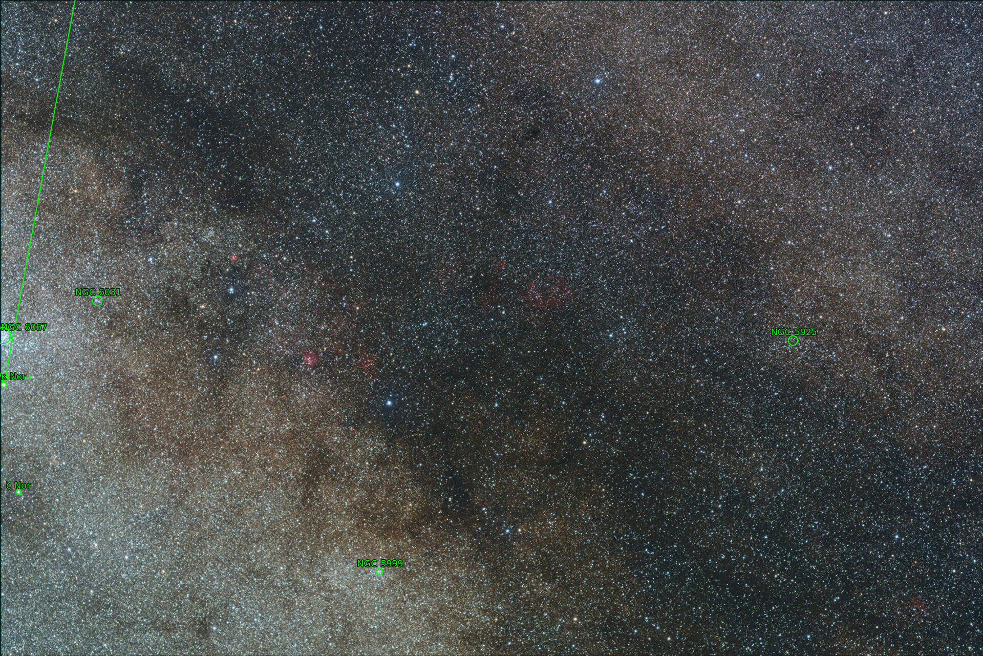Sternkarten-Overlay (Astrometry.net)