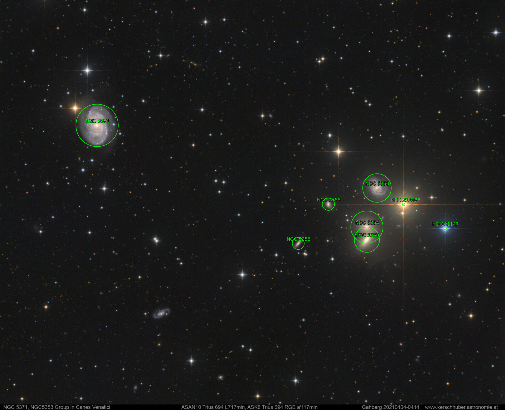 Sternkarten-Overlay (Astrometry.net)
