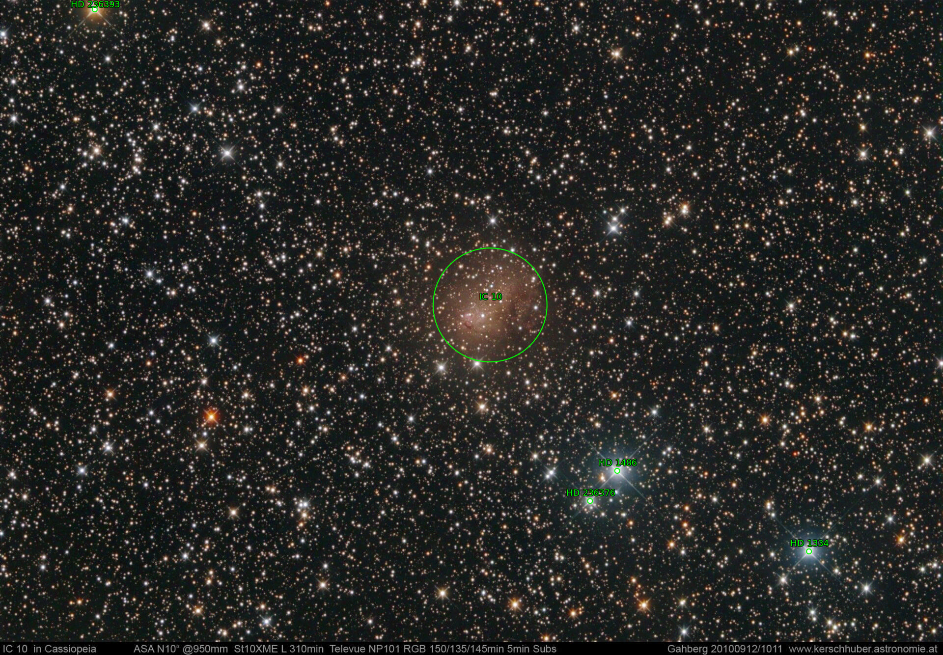 Sternkarten-Overlay (Astrometry.net)