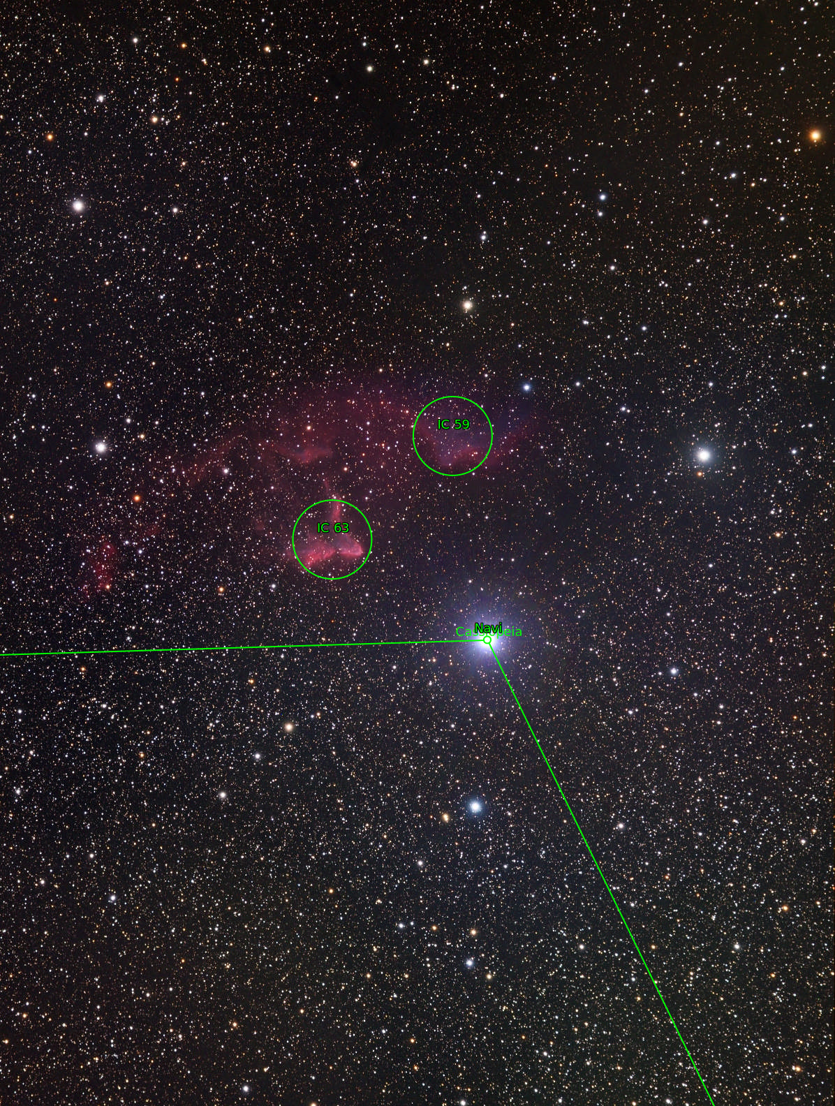 Sternkarten-Overlay (Astrometry.net)