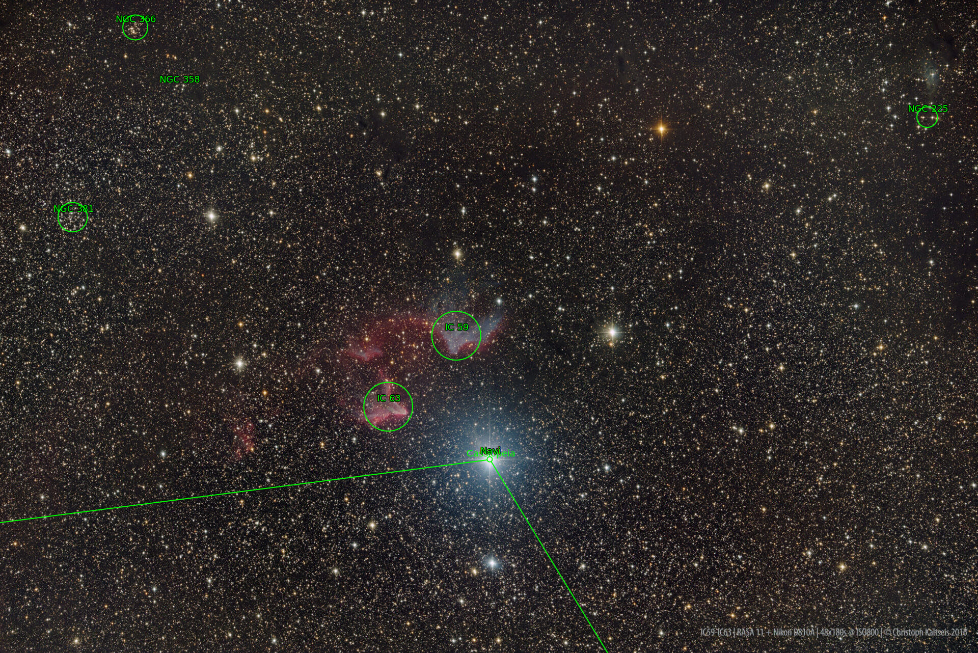 Sternkarten-Overlay (Astrometry.net)