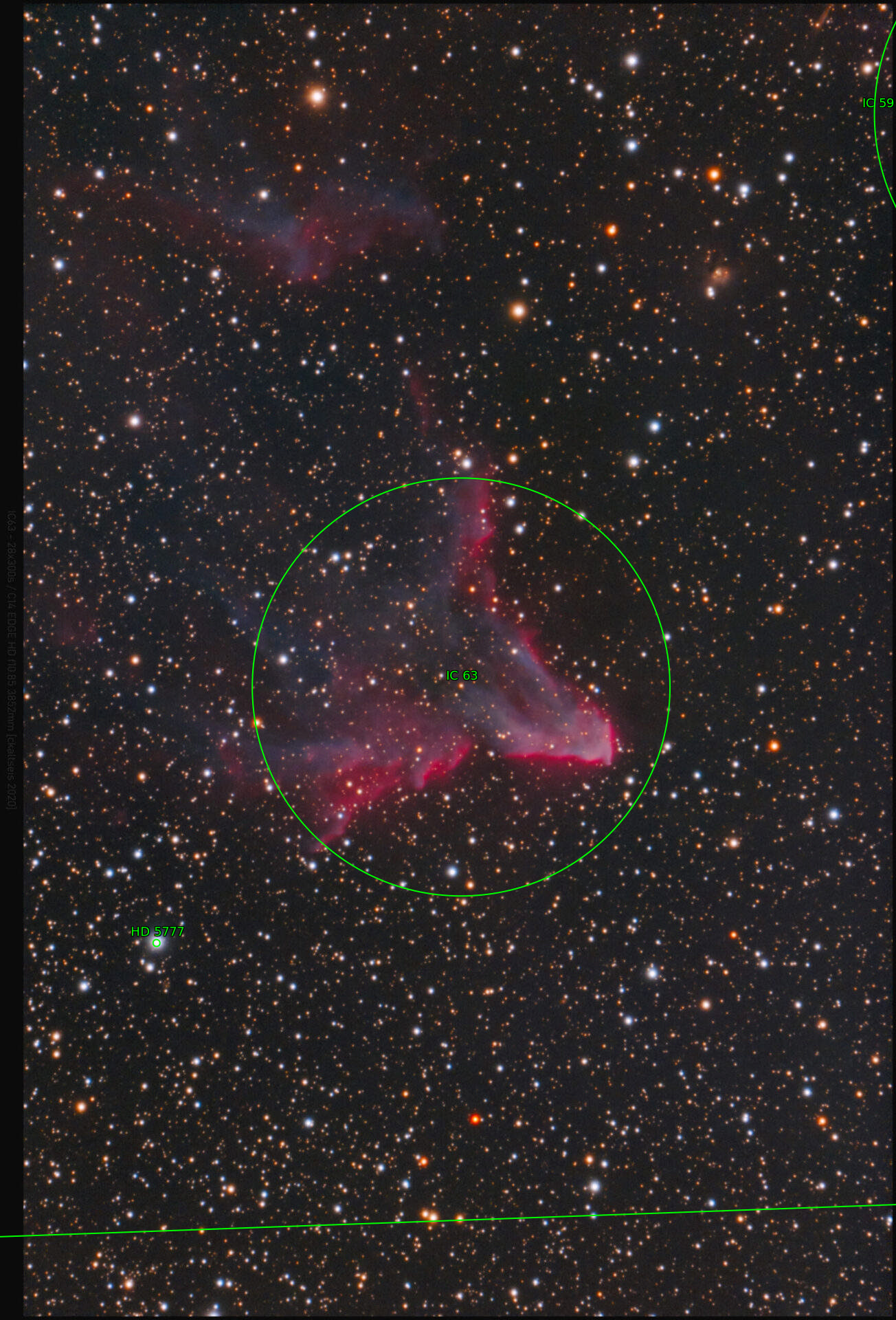 Sternkarten-Overlay (Astrometry.net)
