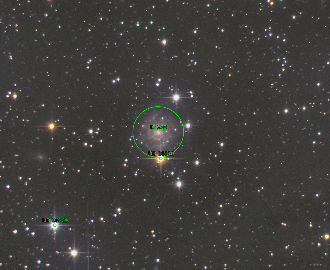 Sternkarten-Overlay (Astrometry.net)