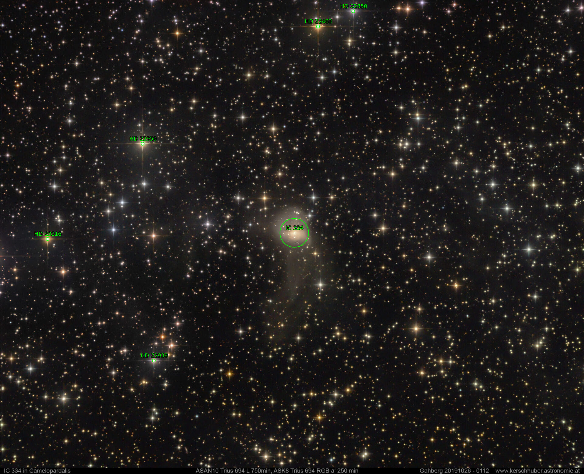 Sternkarten-Overlay (Astrometry.net)