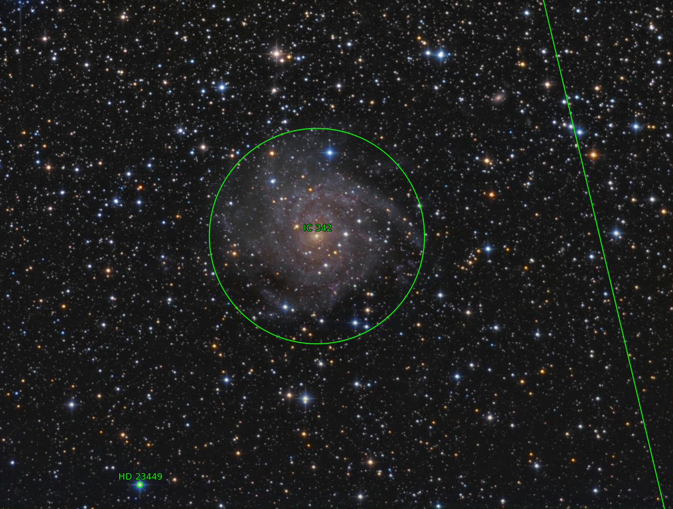 Sternkarten-Overlay (Astrometry.net)
