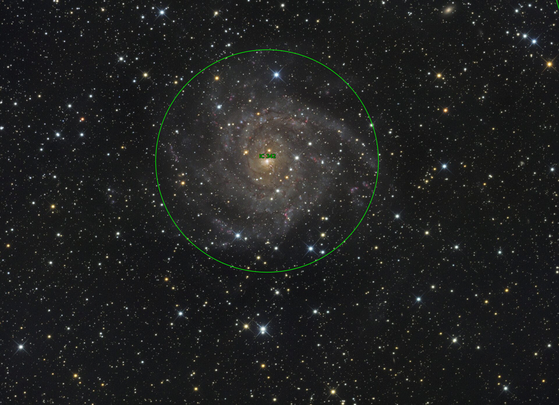 Sternkarten-Overlay (Astrometry.net)