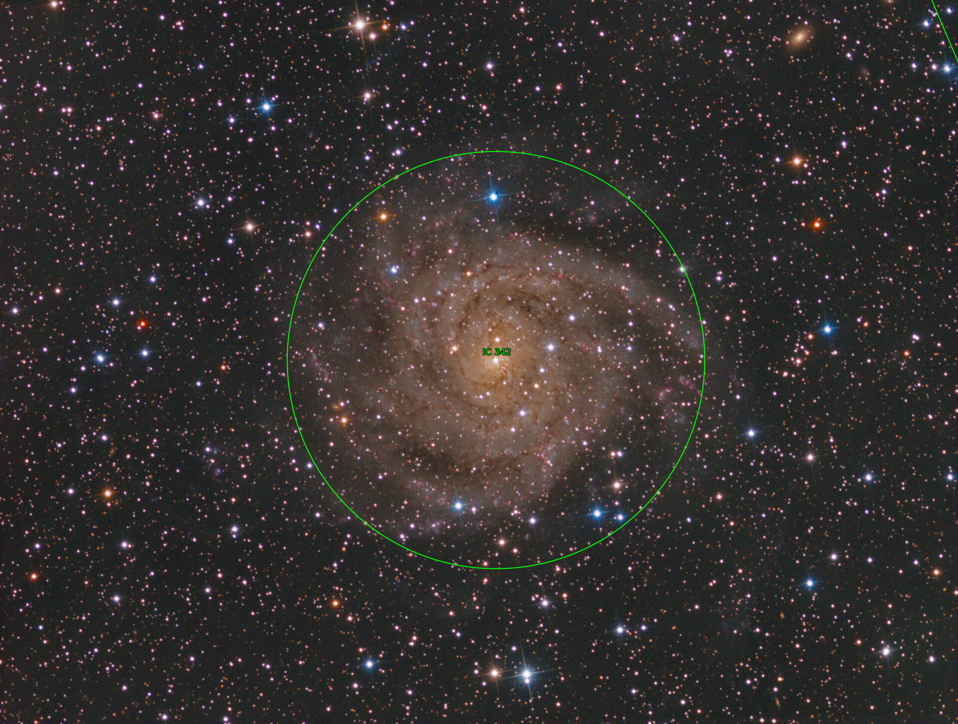 Sternkarten-Overlay (Astrometry.net)