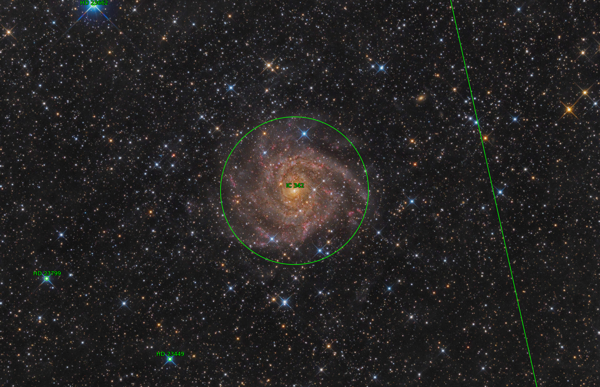 Sternkarten-Overlay (Astrometry.net)