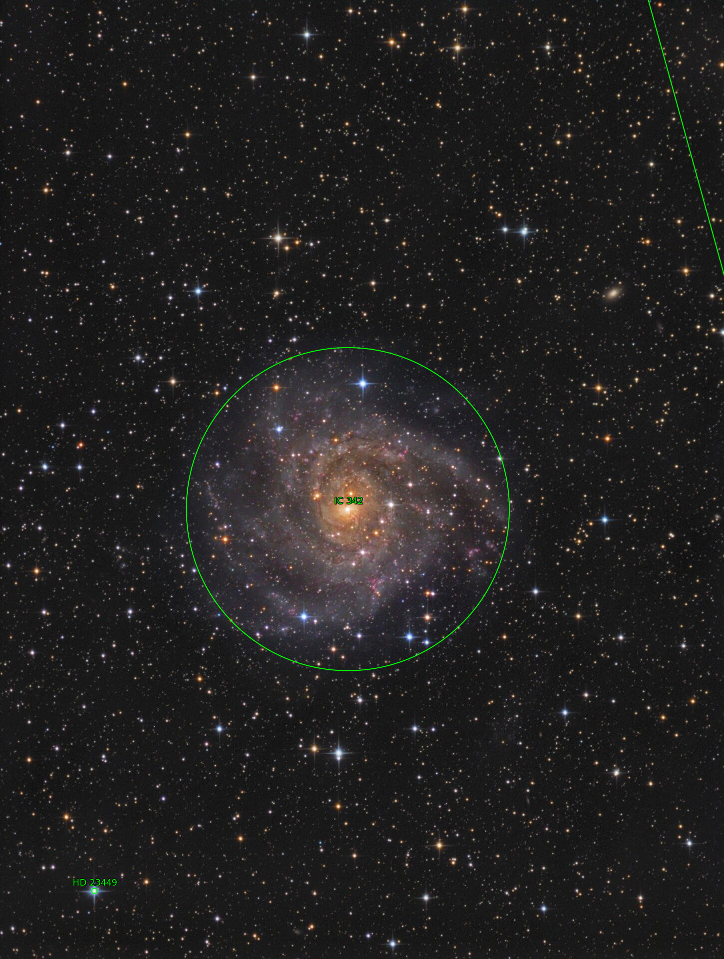 Sternkarten-Overlay (Astrometry.net)