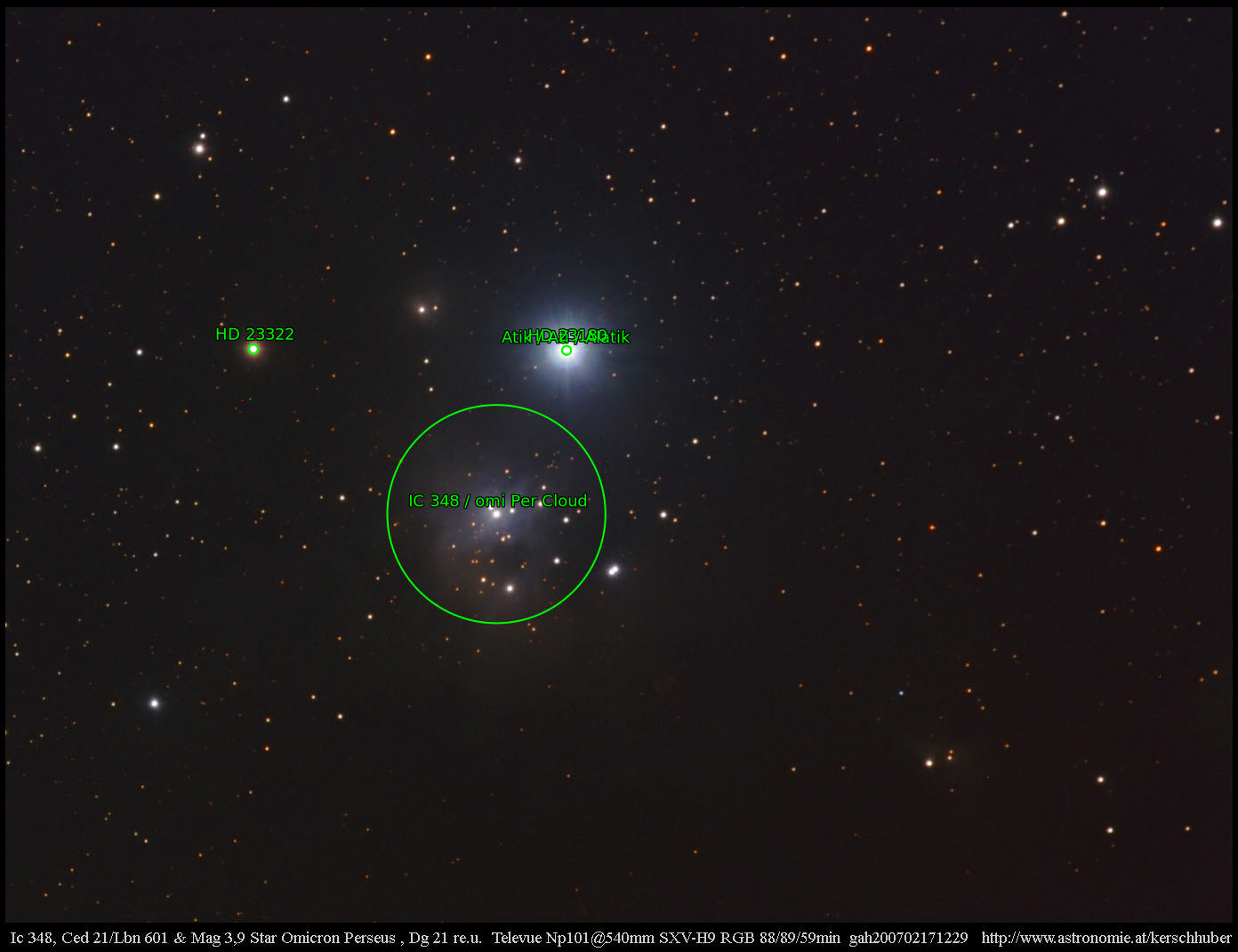 Sternkarten-Overlay (Astrometry.net)