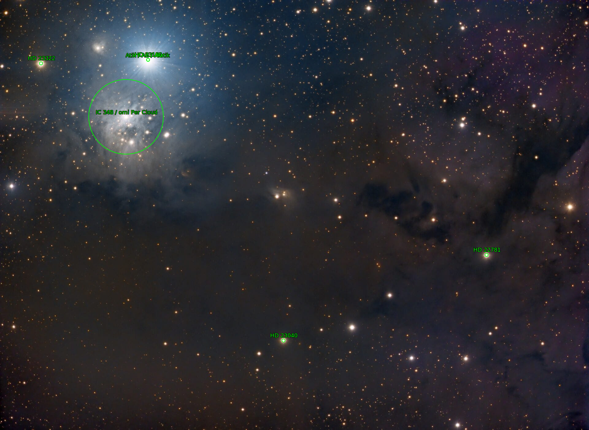 Sternkarten-Overlay (Astrometry.net)