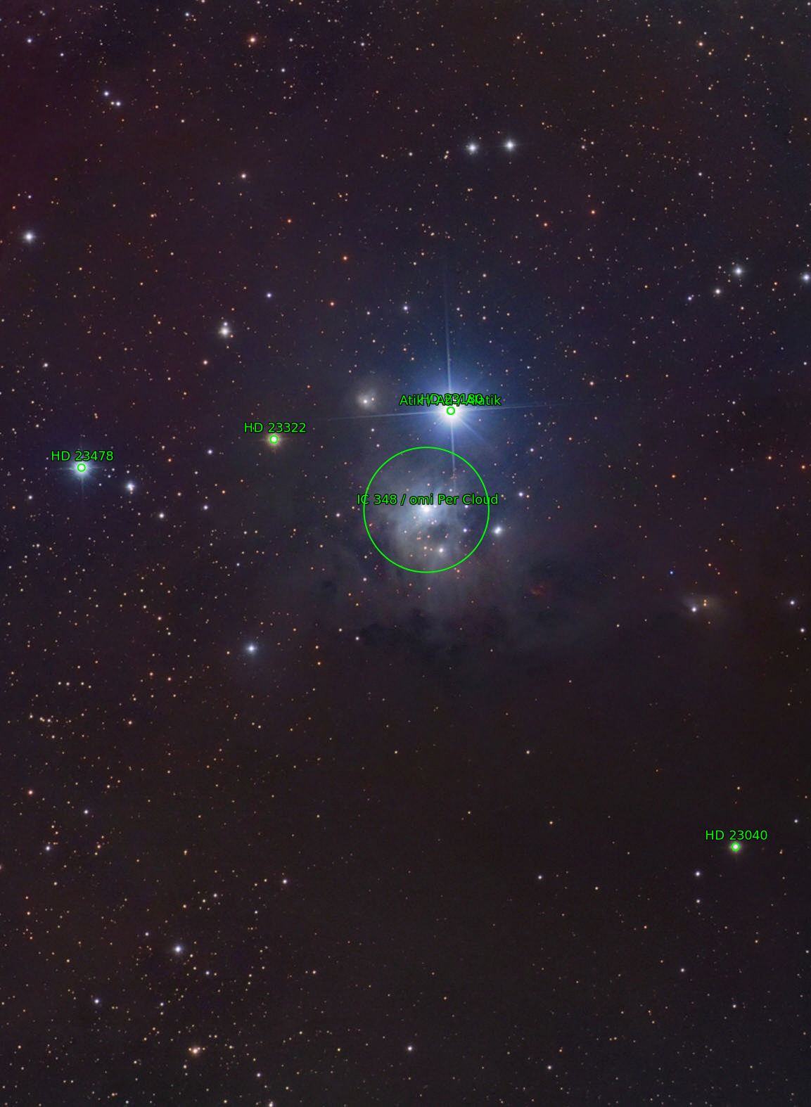 Sternkarten-Overlay (Astrometry.net)