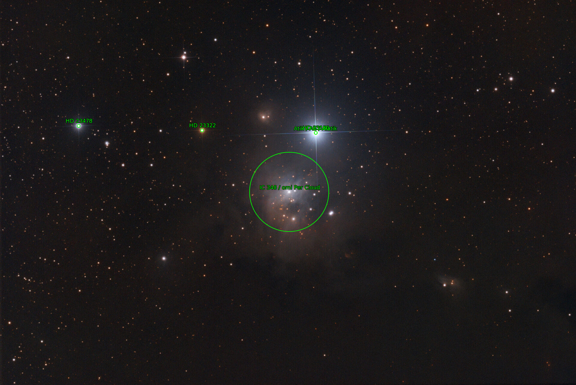 Sternkarten-Overlay (Astrometry.net)