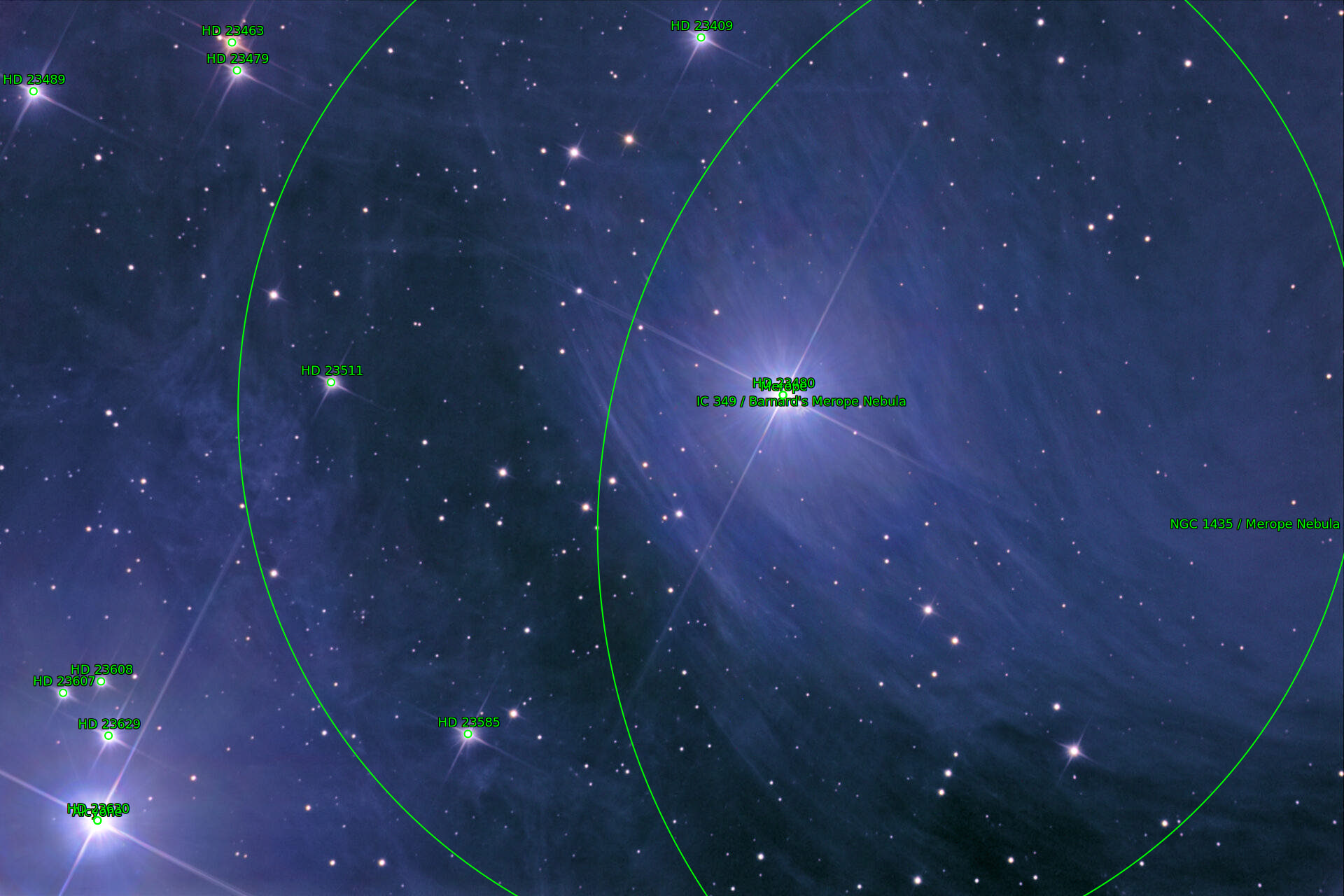 Sternkarten-Overlay (Astrometry.net)