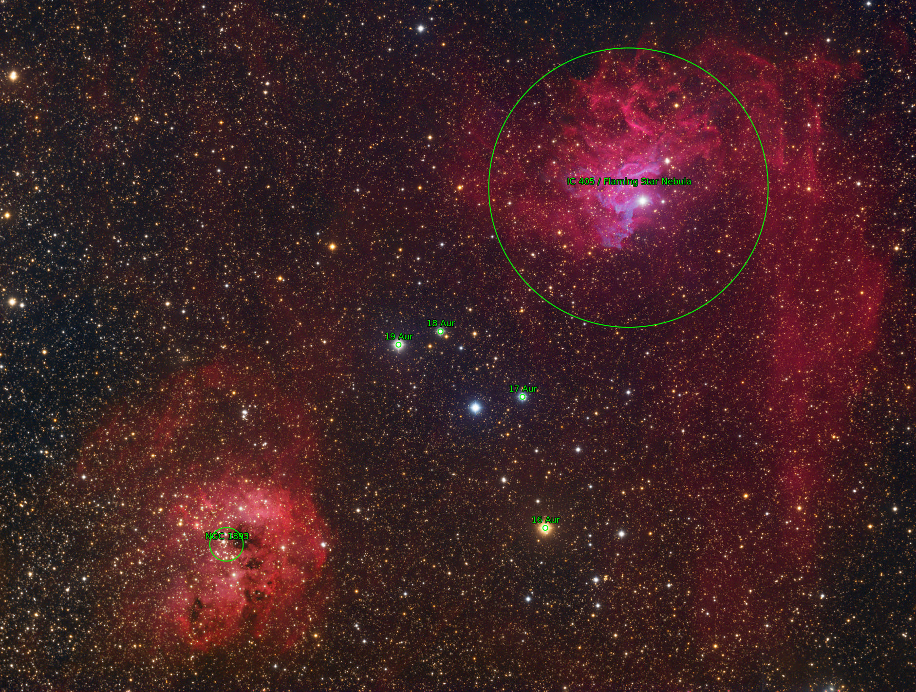 Sternkarten-Overlay (Astrometry.net)