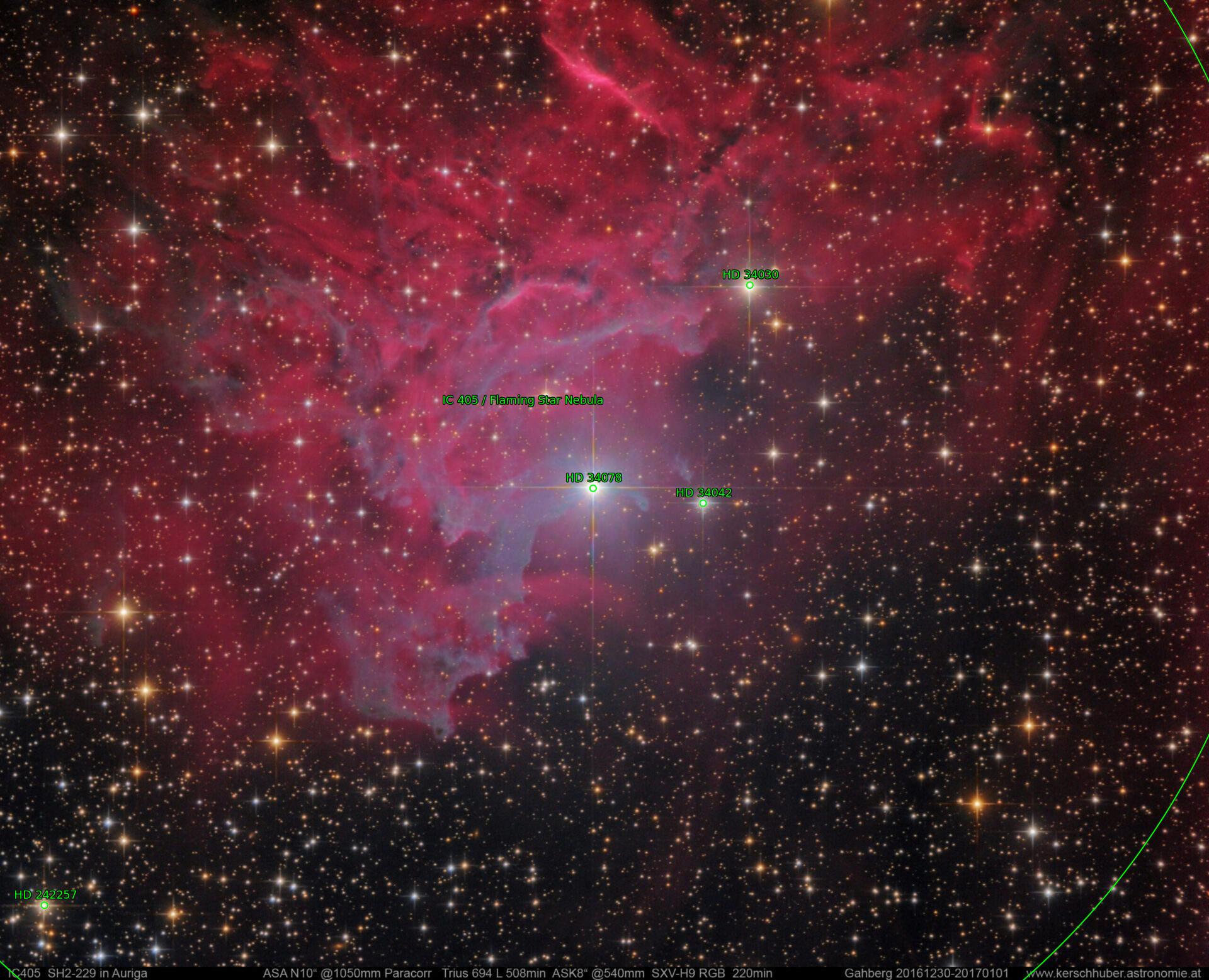 Sternkarten-Overlay (Astrometry.net)