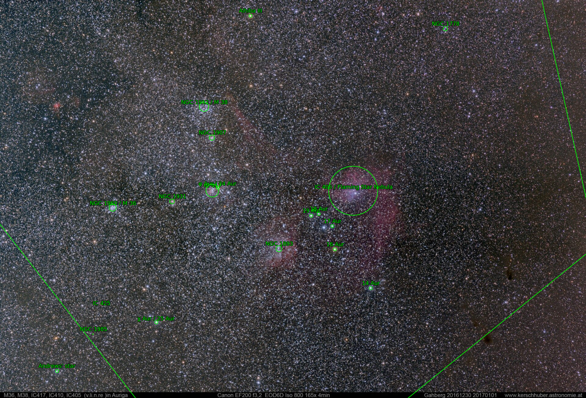 Sternkarten-Overlay (Astrometry.net)