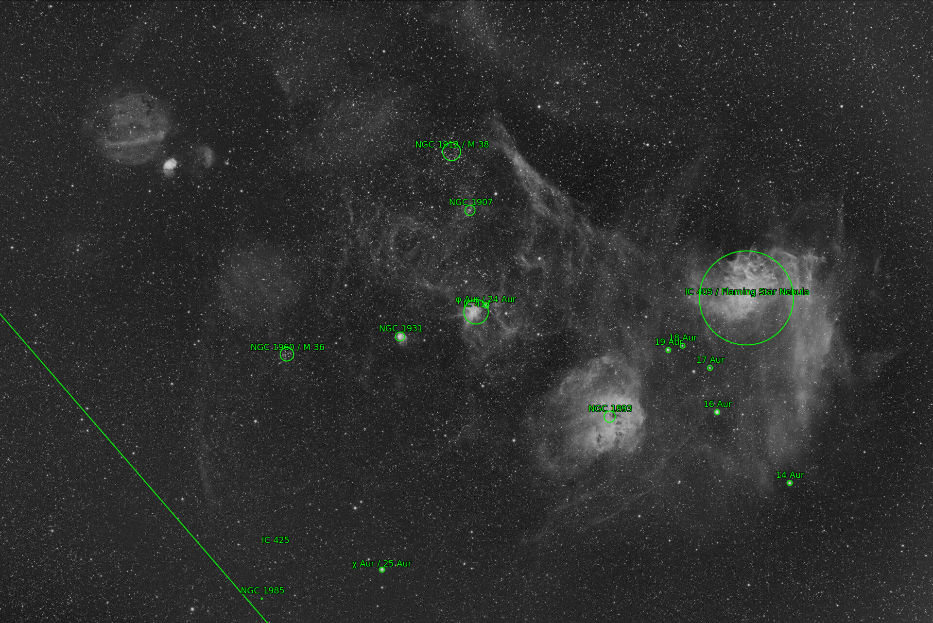 Sternkarten-Overlay (Astrometry.net)