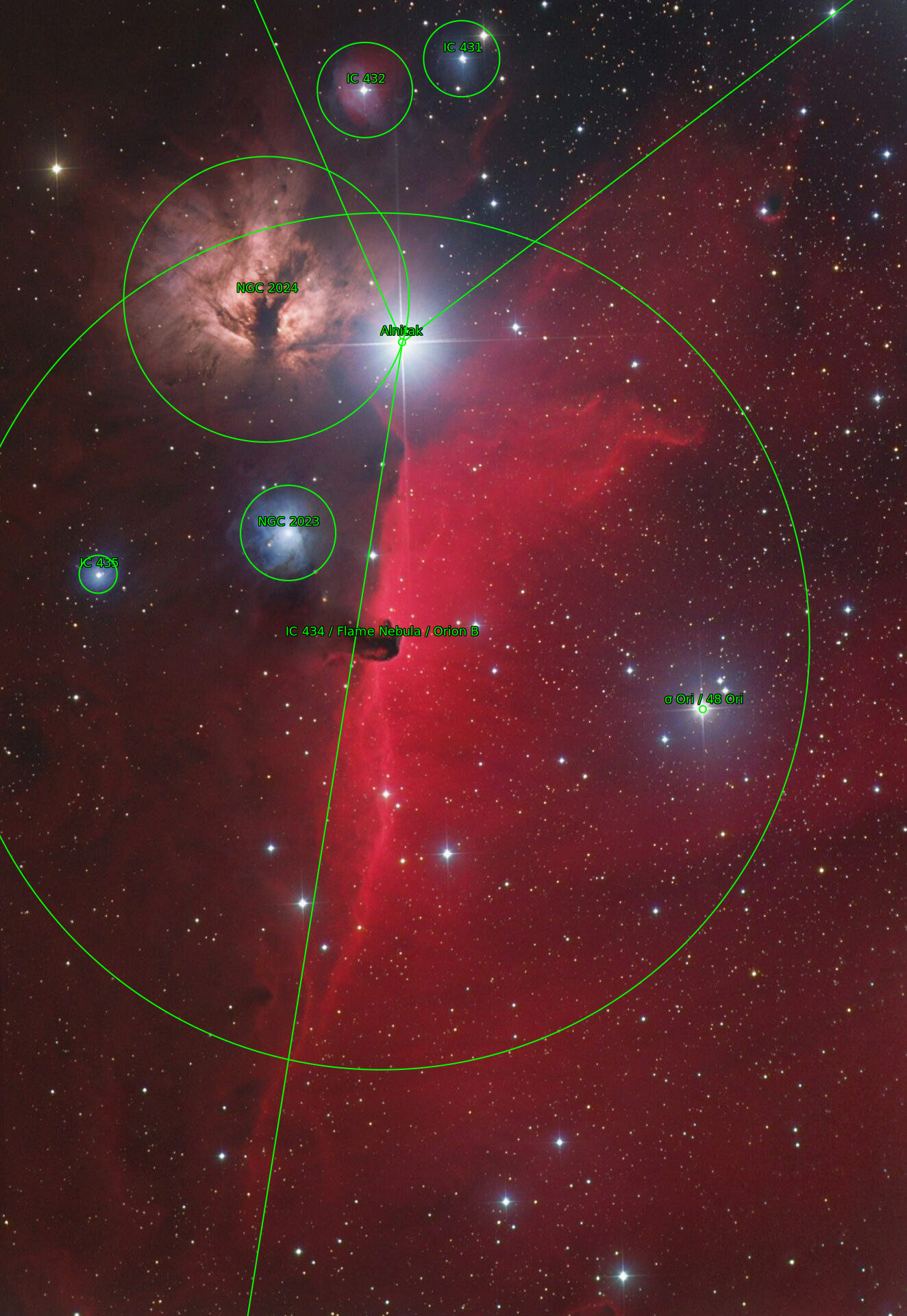 Sternkarten-Overlay (Astrometry.net)