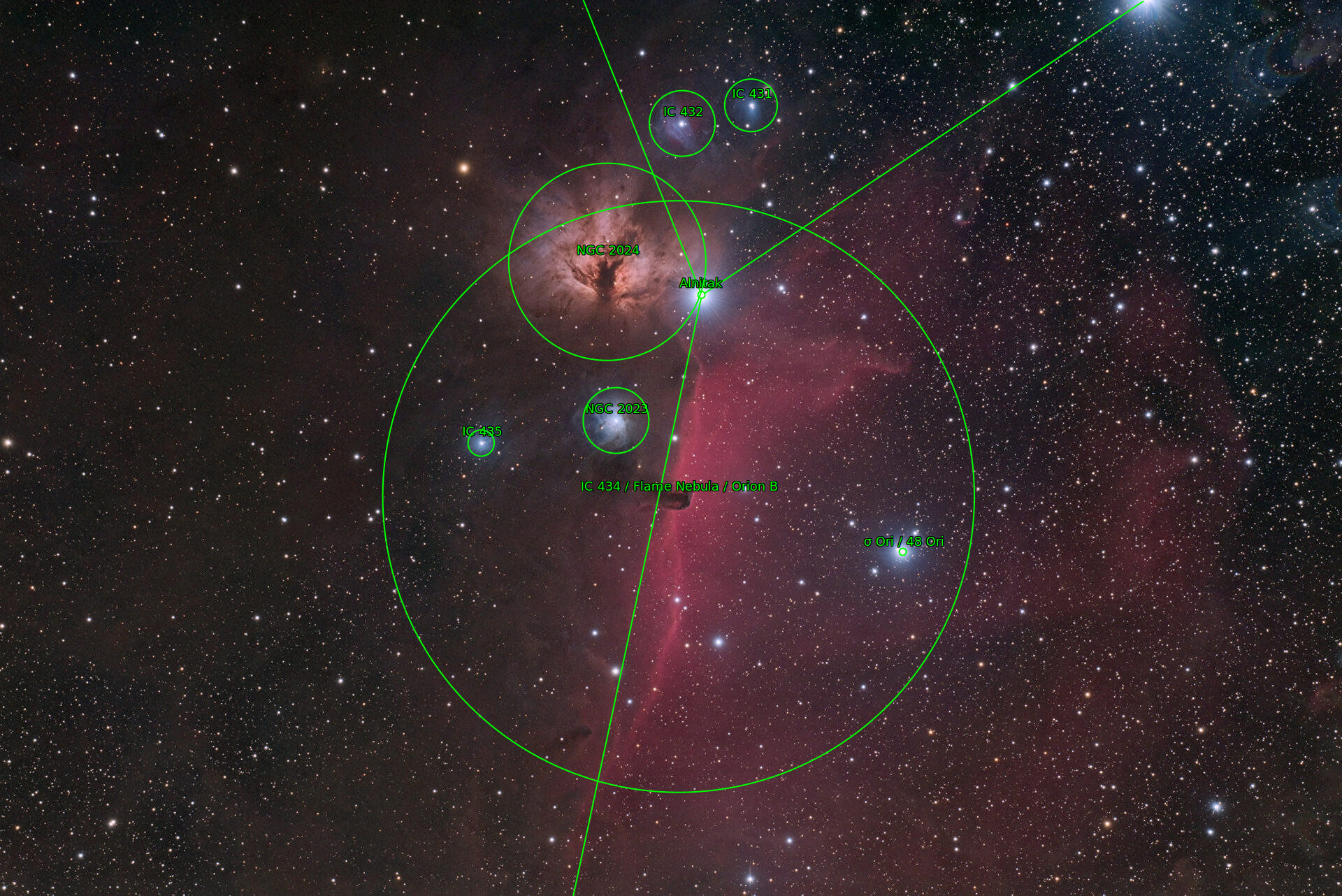 Sternkarten-Overlay (Astrometry.net)