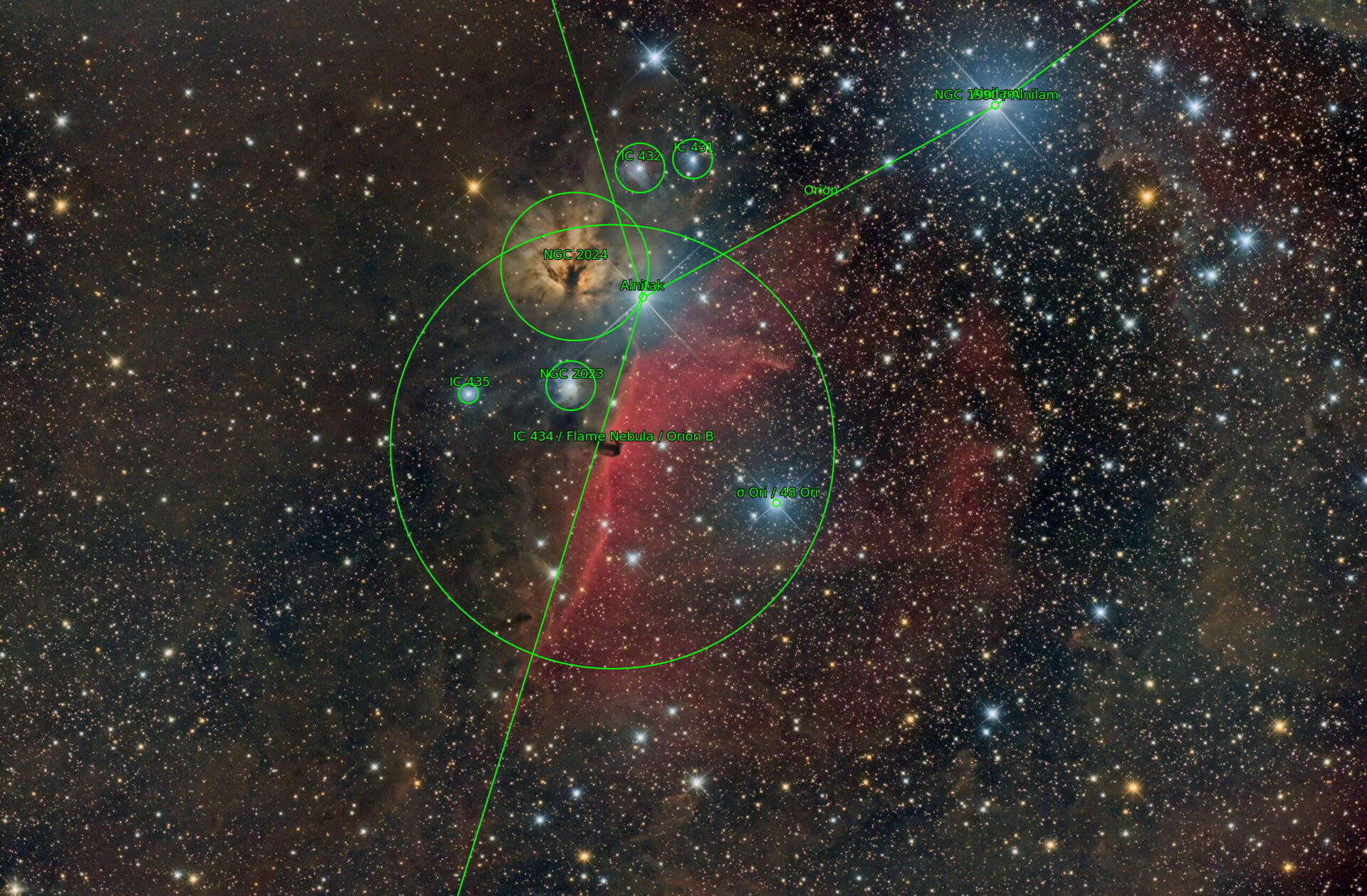Sternkarten-Overlay (Astrometry.net)