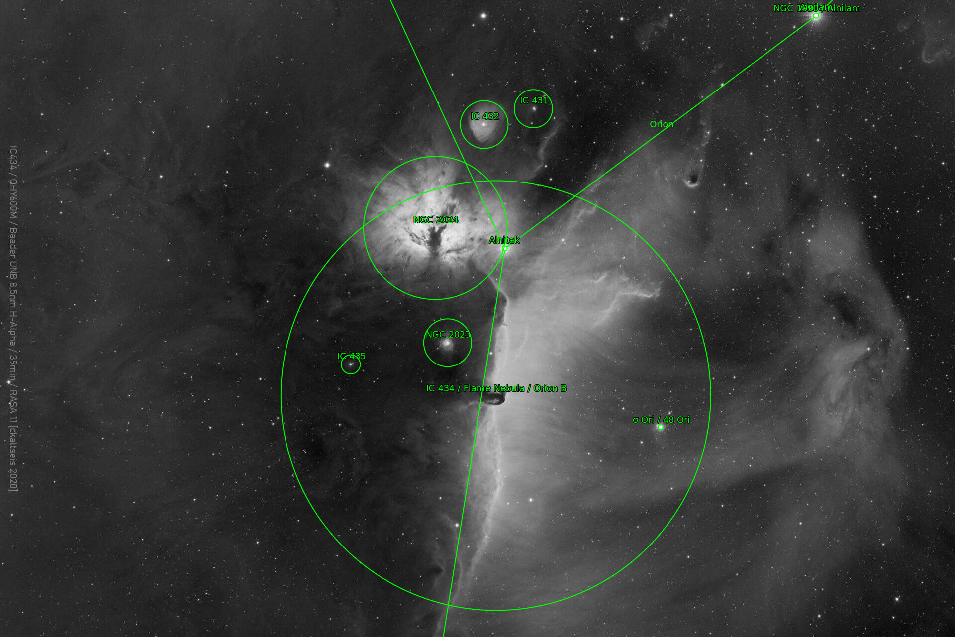 Sternkarten-Overlay (Astrometry.net)