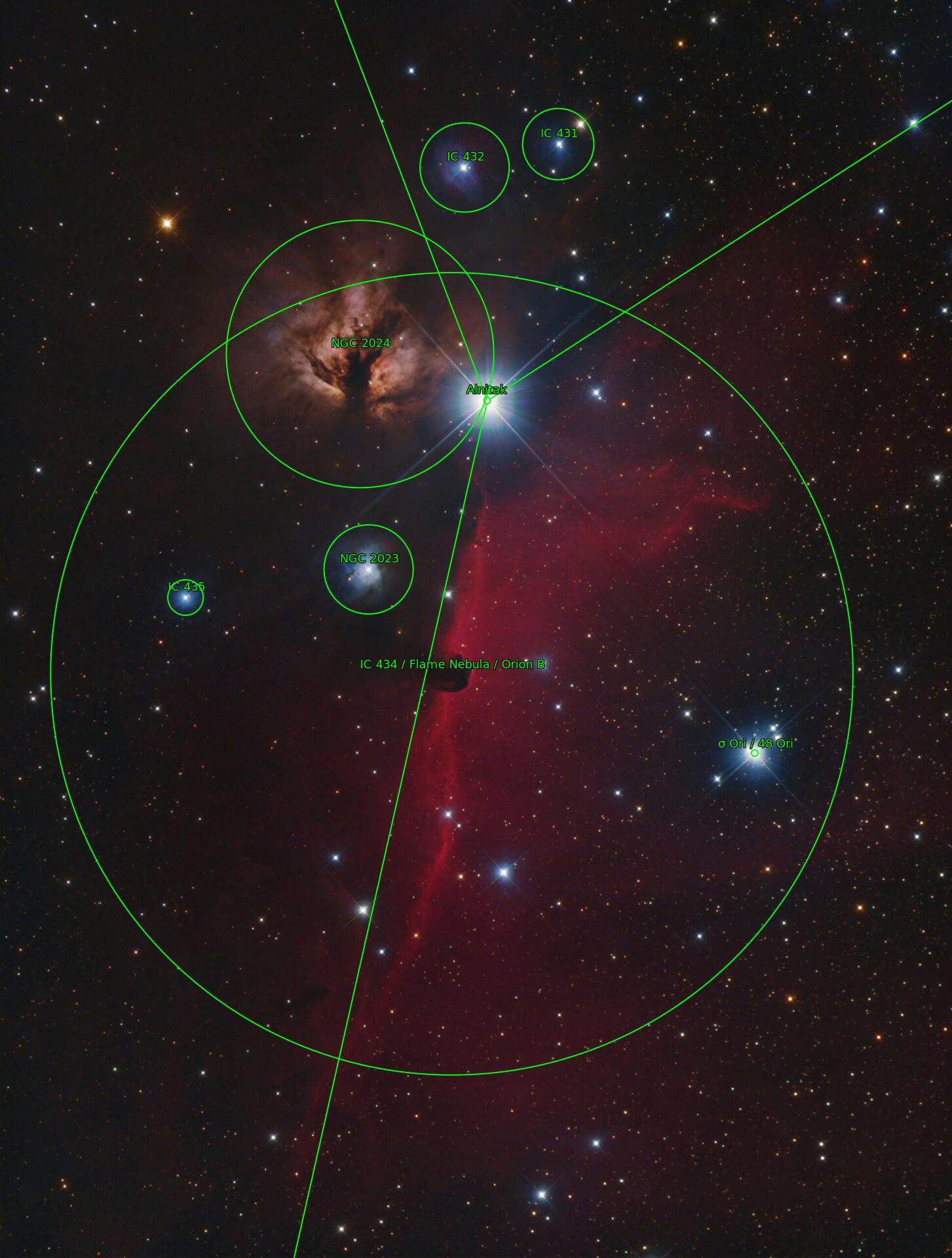 Sternkarten-Overlay (Astrometry.net)