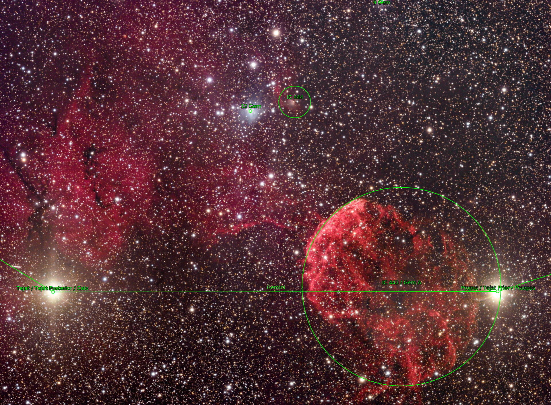 Sternkarten-Overlay (Astrometry.net)