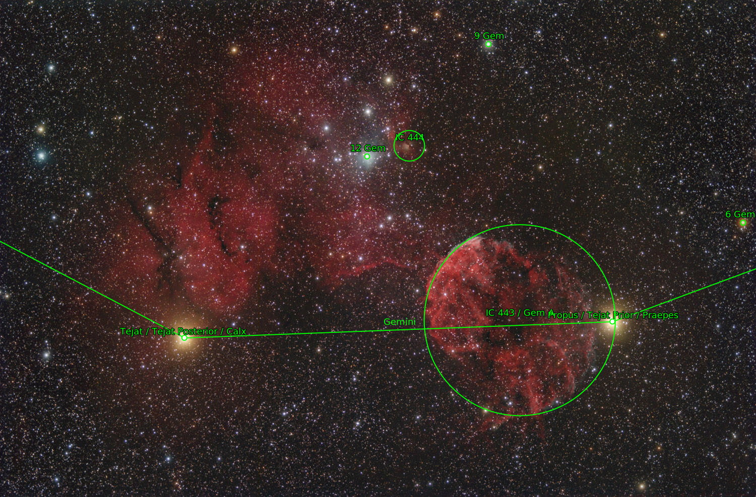 Sternkarten-Overlay (Astrometry.net)