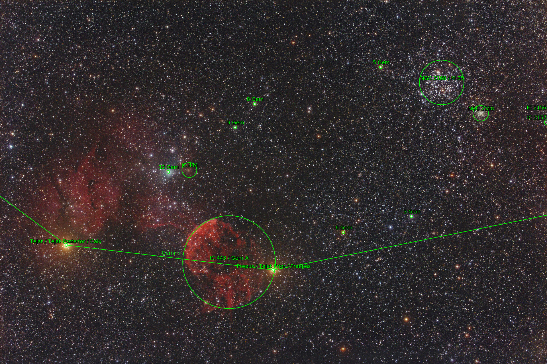Sternkarten-Overlay (Astrometry.net)