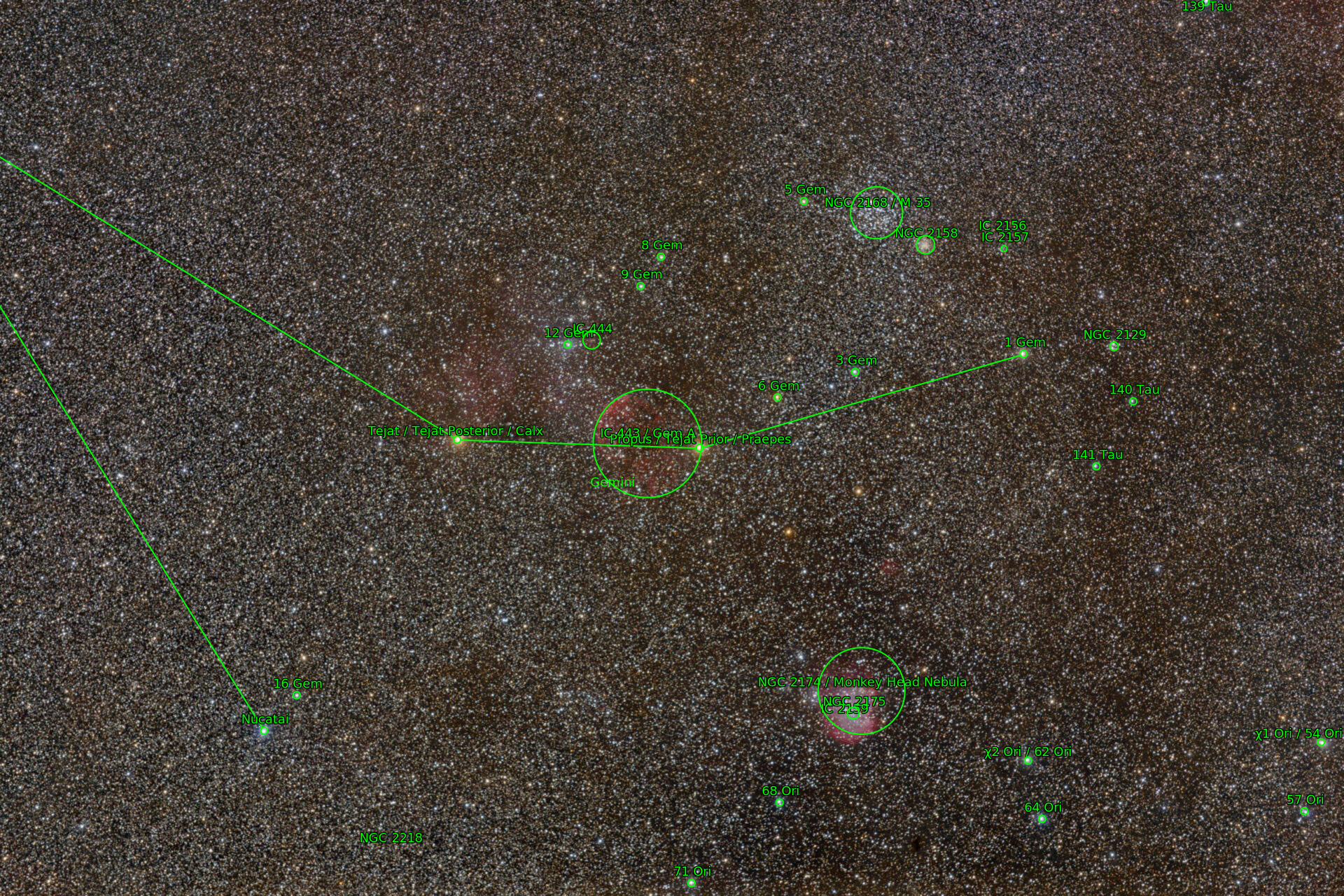 Sternkarten-Overlay (Astrometry.net)