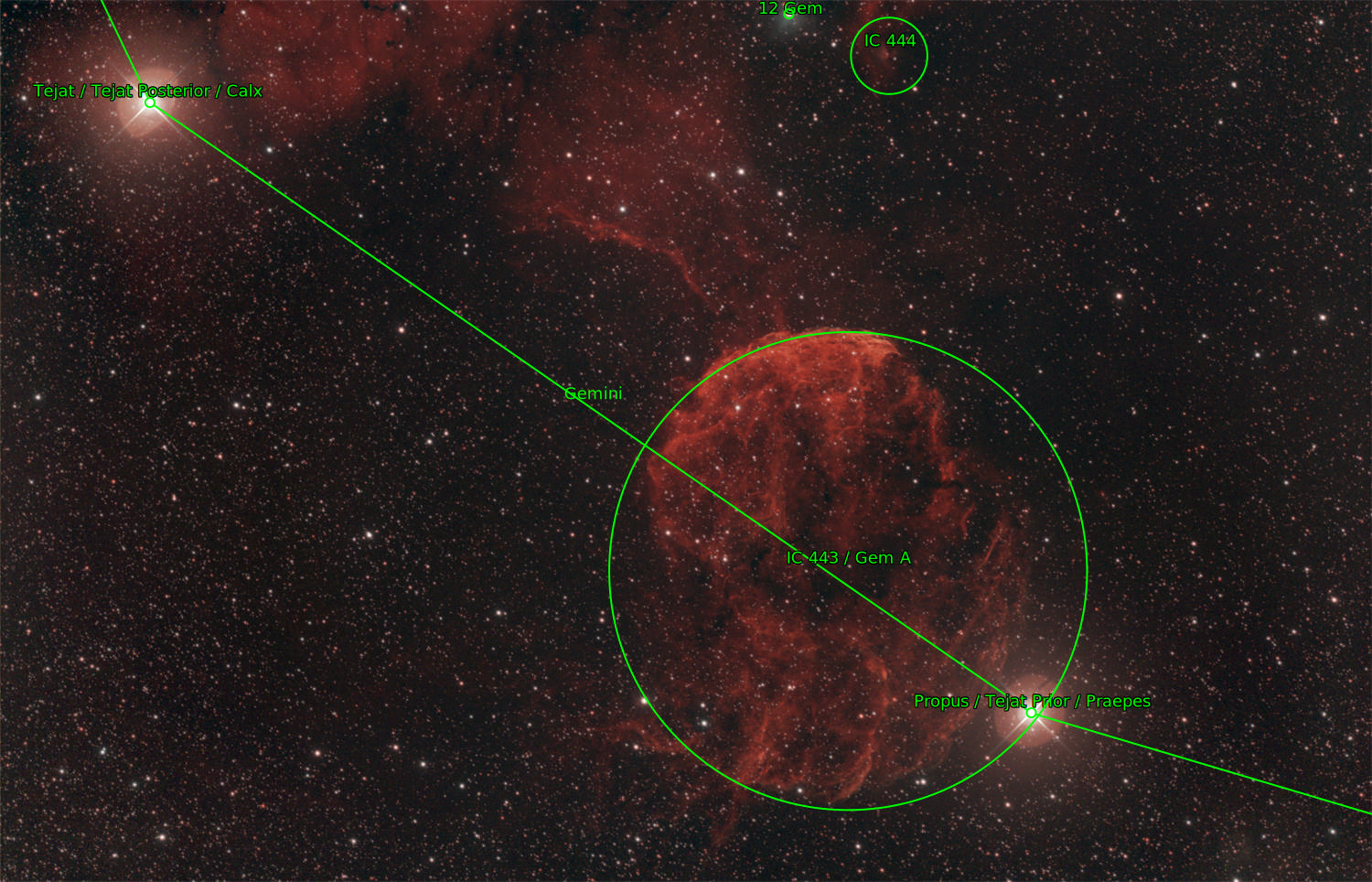 Sternkarten-Overlay (Astrometry.net)