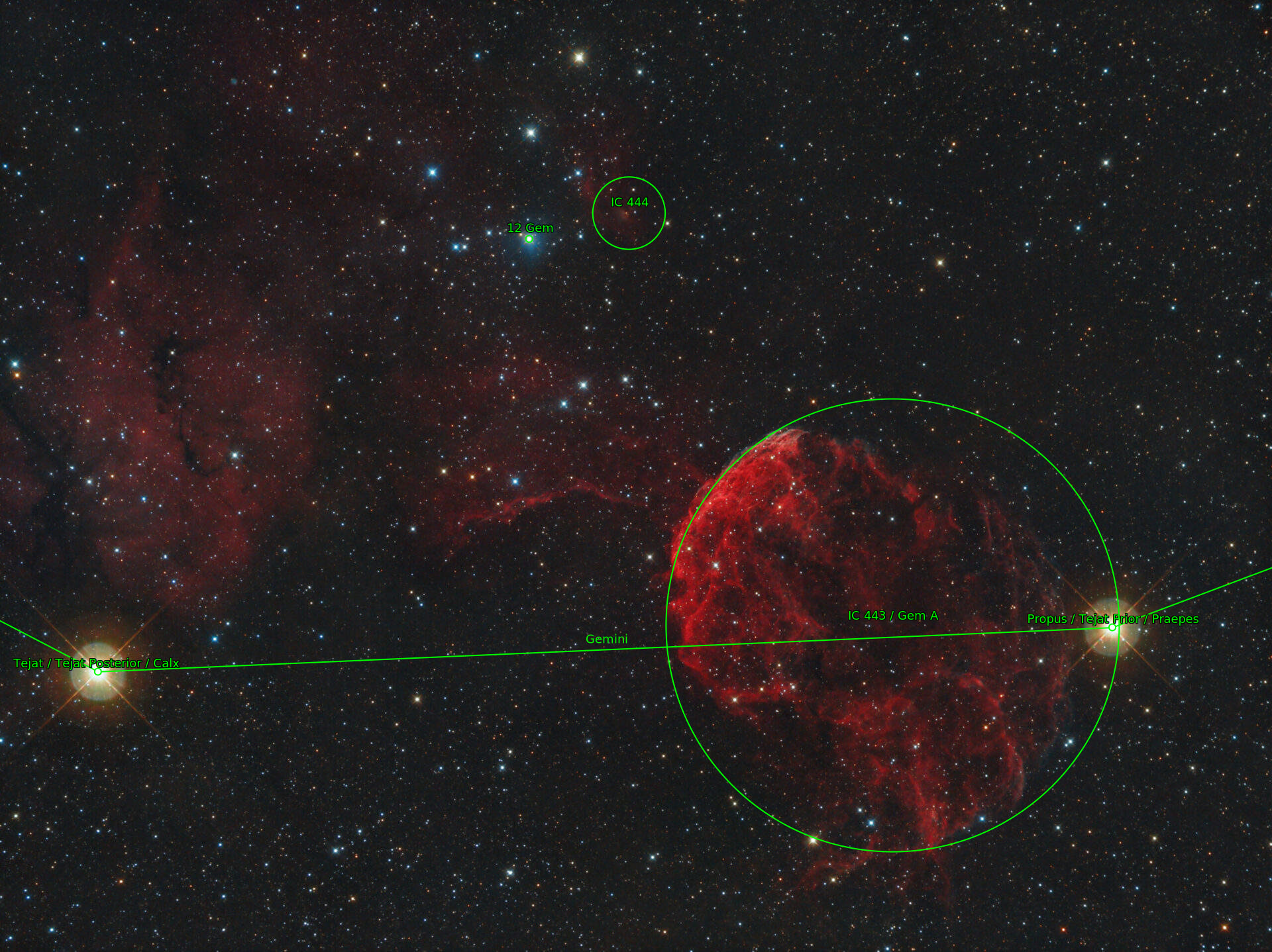 Sternkarten-Overlay (Astrometry.net)