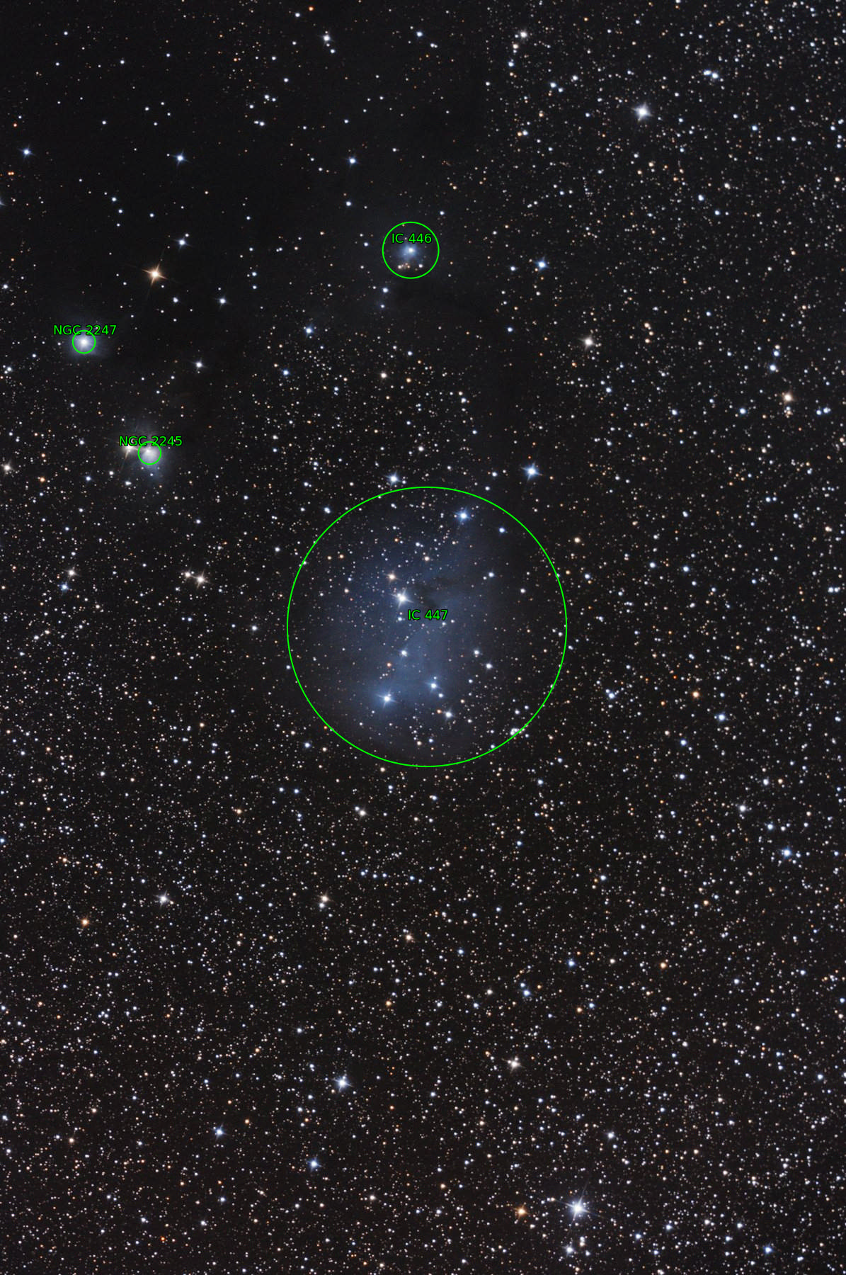 Sternkarten-Overlay (Astrometry.net)