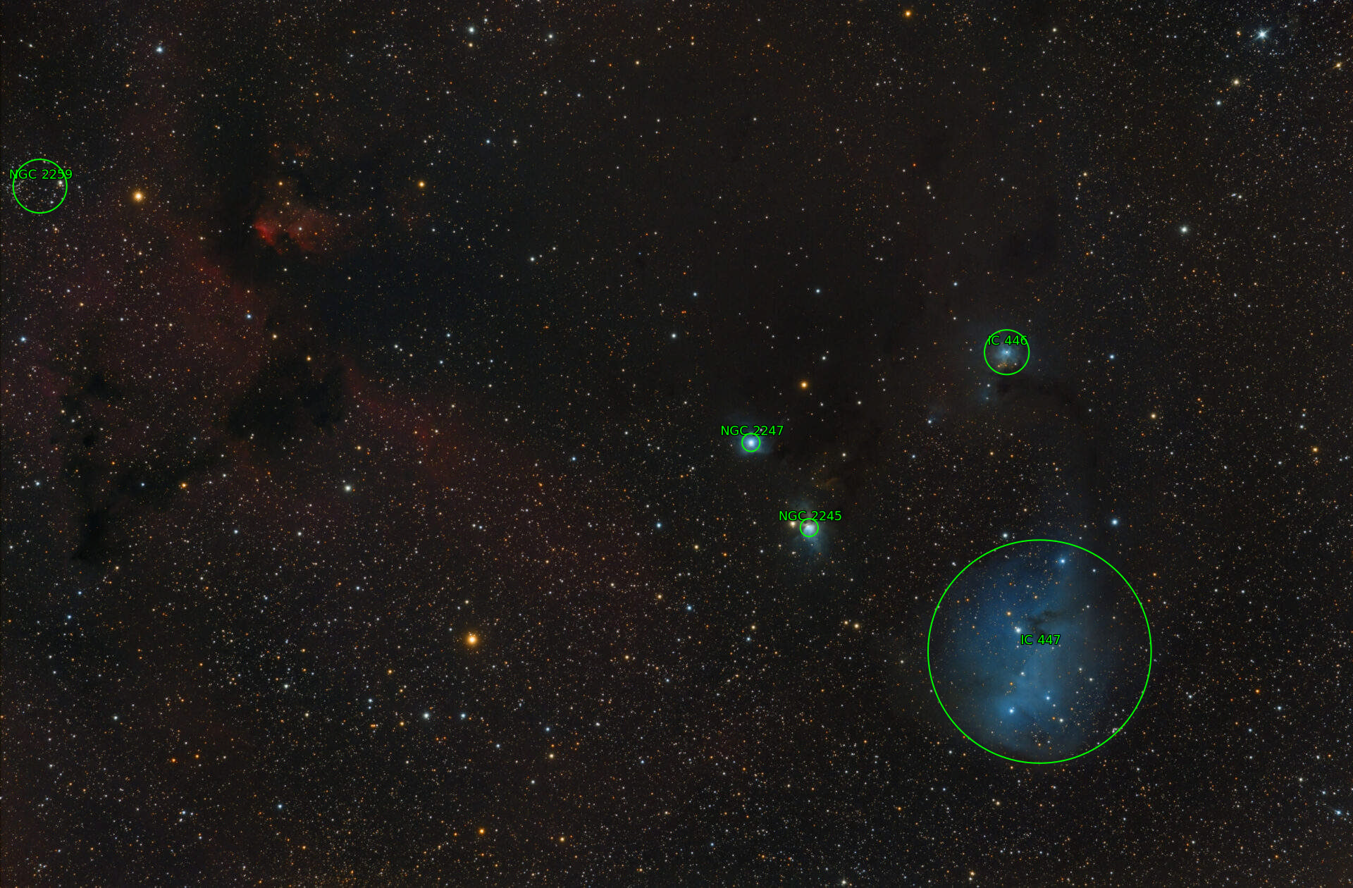 Sternkarten-Overlay (Astrometry.net)