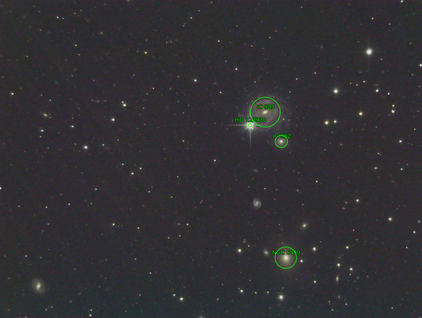 Sternkarten-Overlay (Astrometry.net)