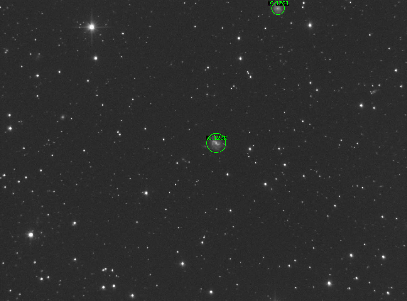 Sternkarten-Overlay (Astrometry.net)