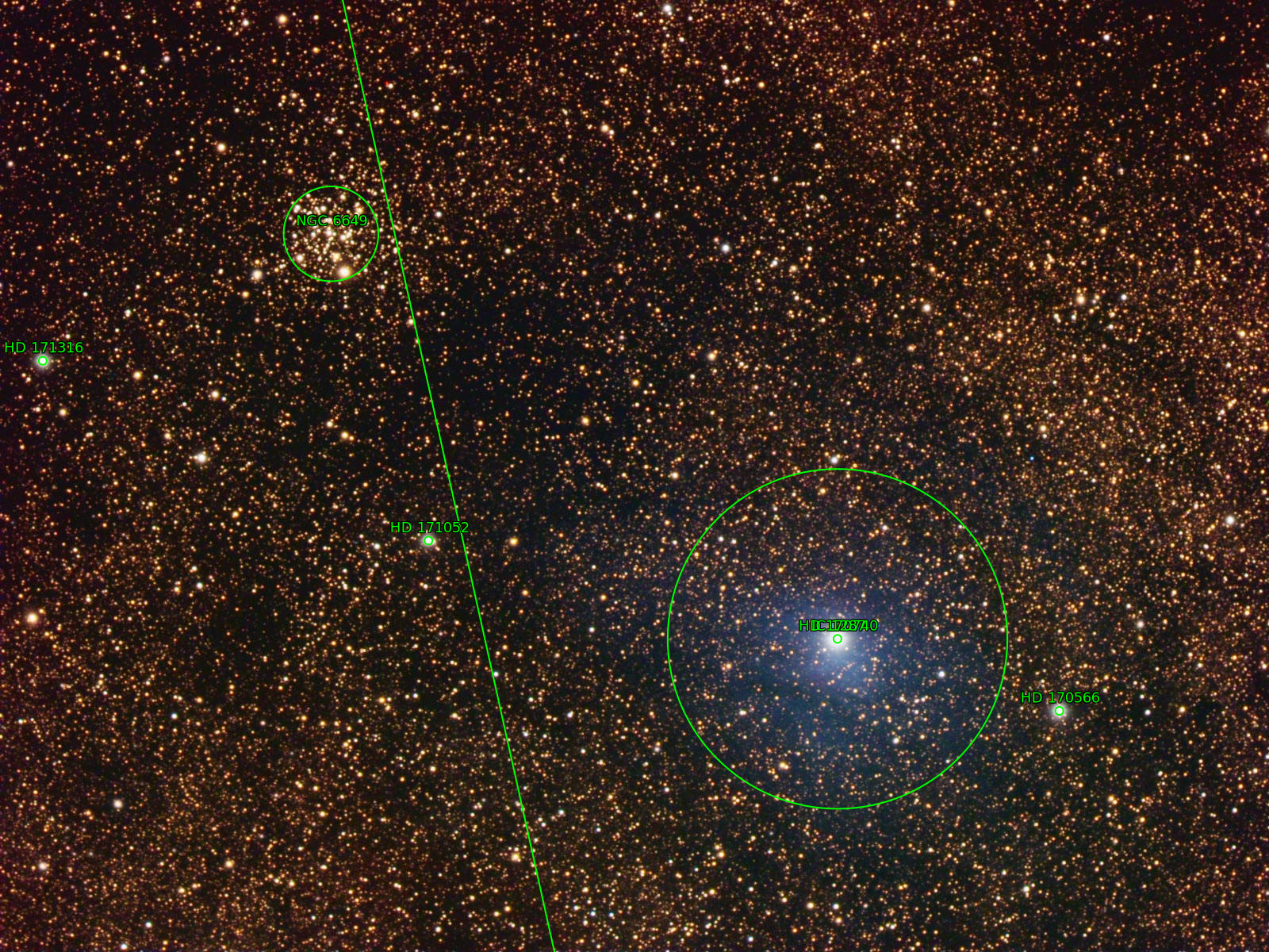 Sternkarten-Overlay (Astrometry.net)