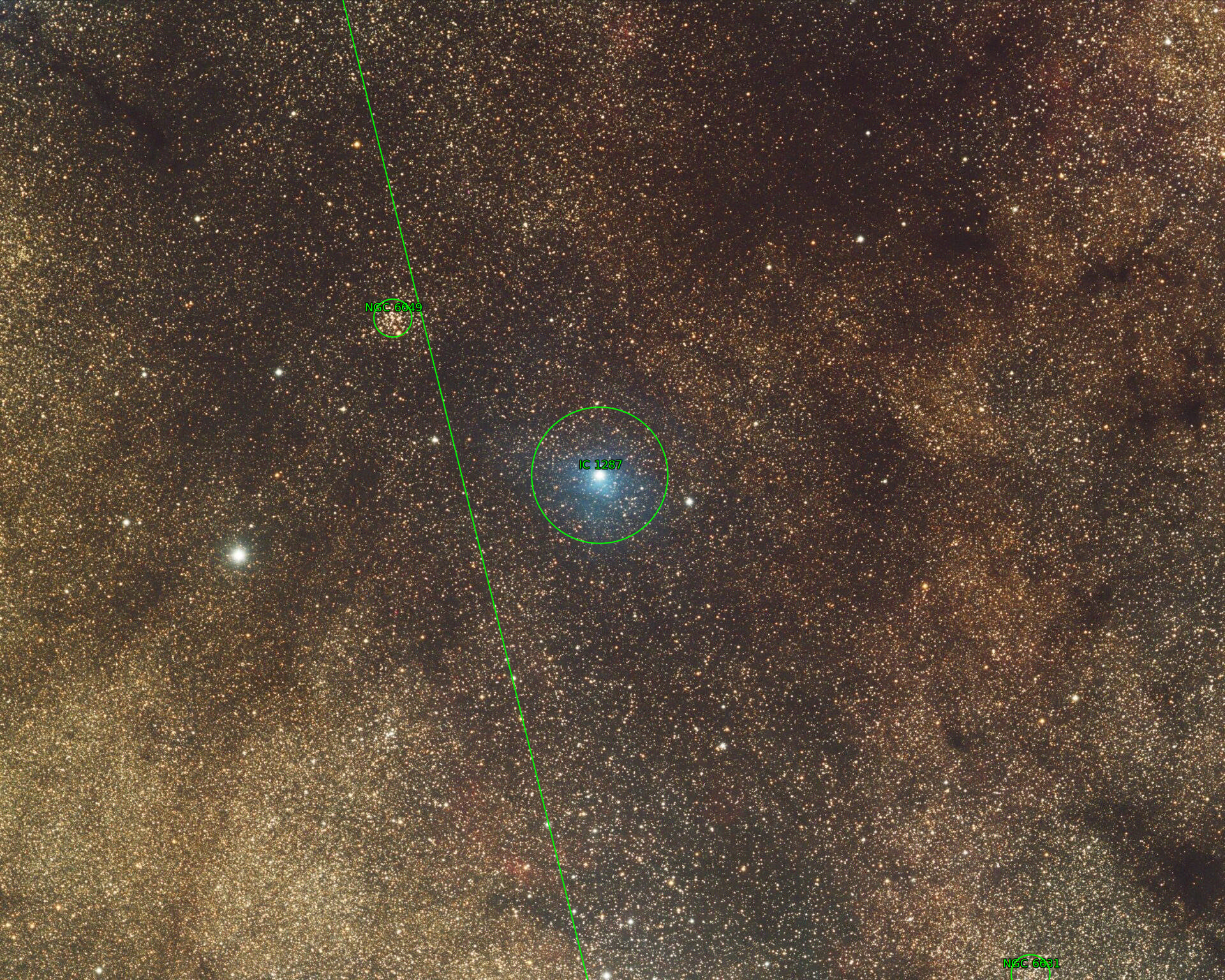 Sternkarten-Overlay (Astrometry.net)