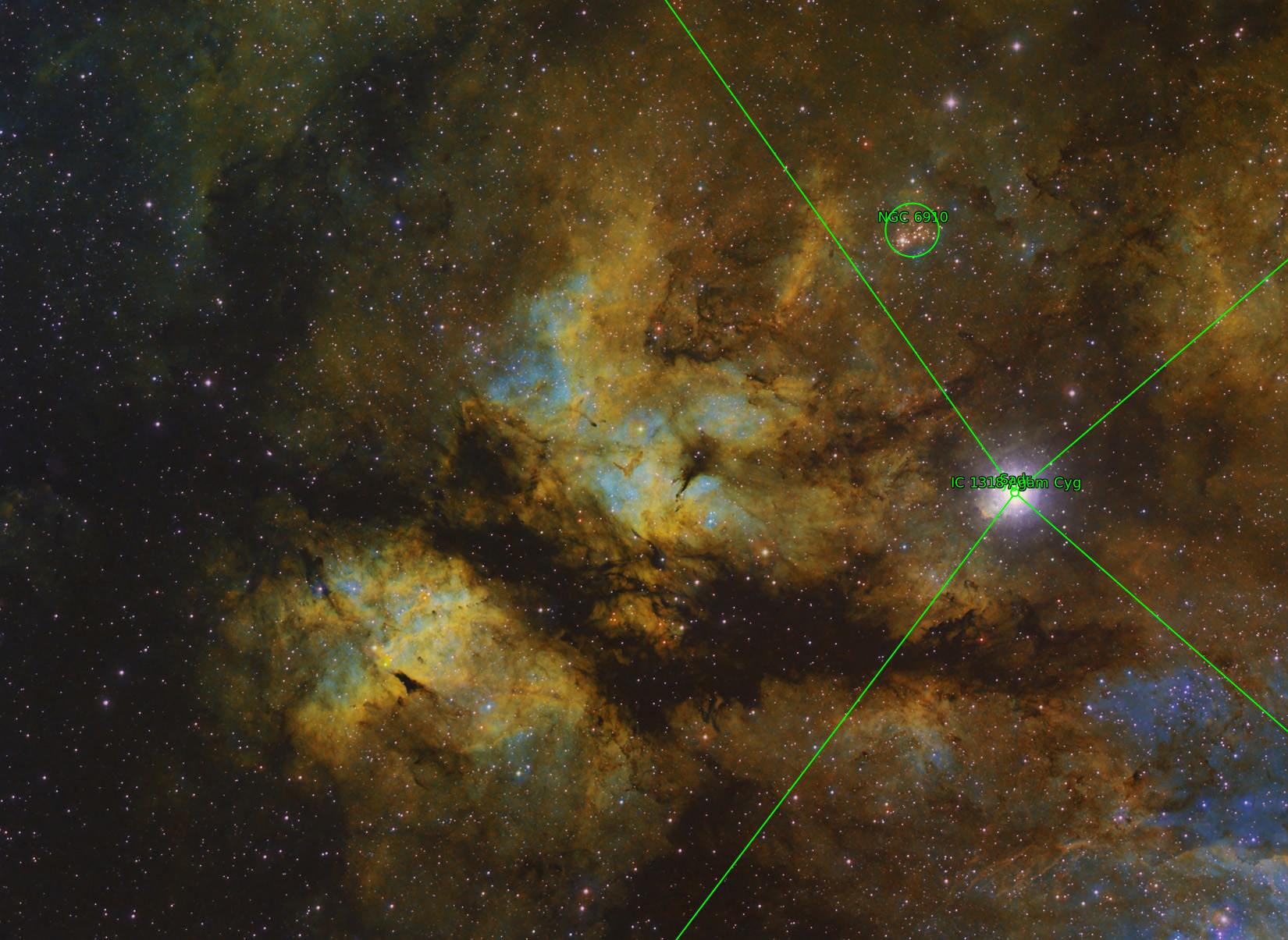 Sternkarten-Overlay (Astrometry.net)