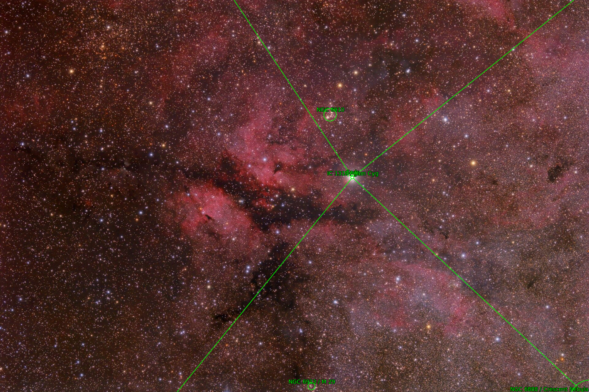 Sternkarten-Overlay (Astrometry.net)