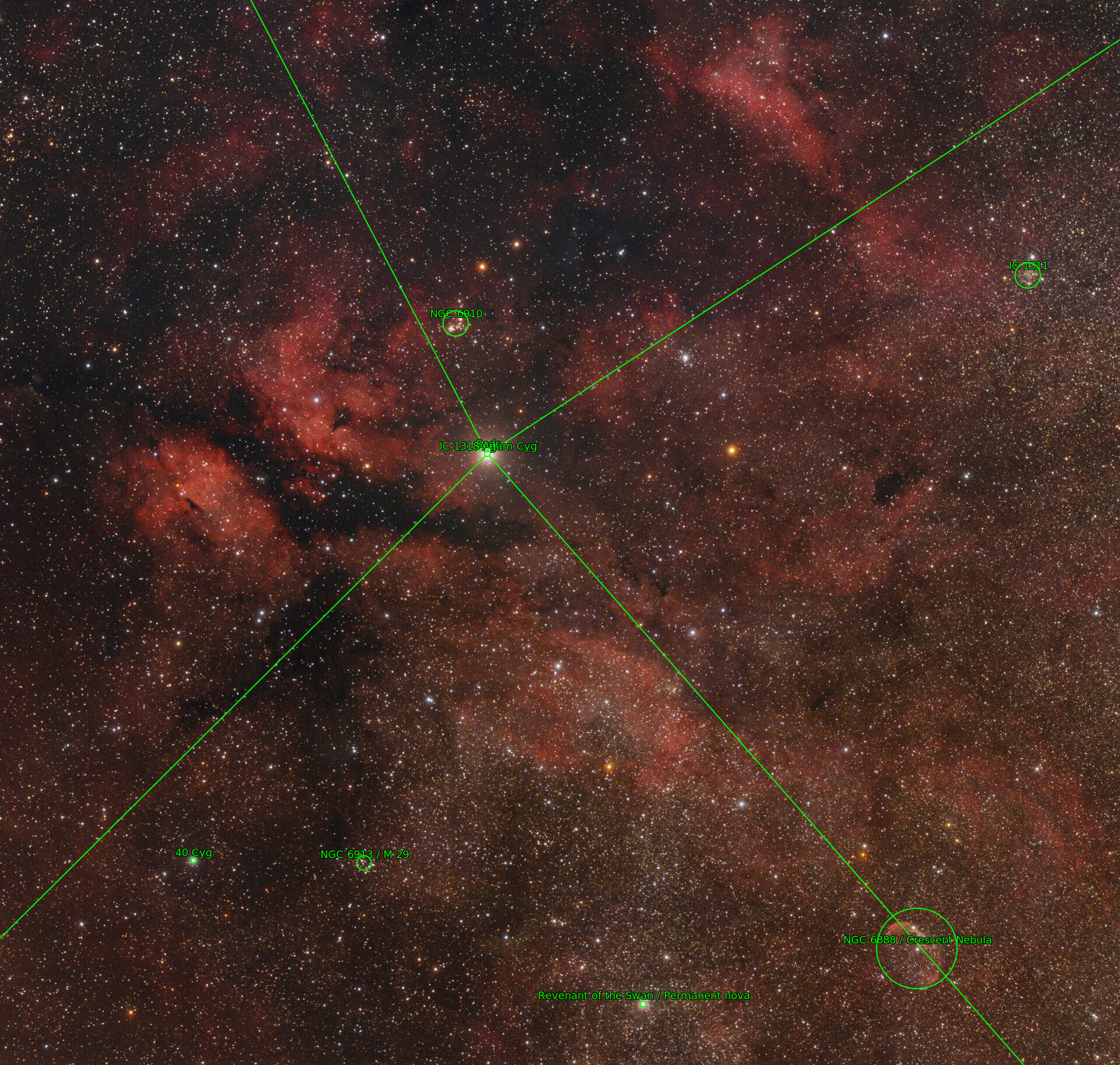 Sternkarten-Overlay (Astrometry.net)