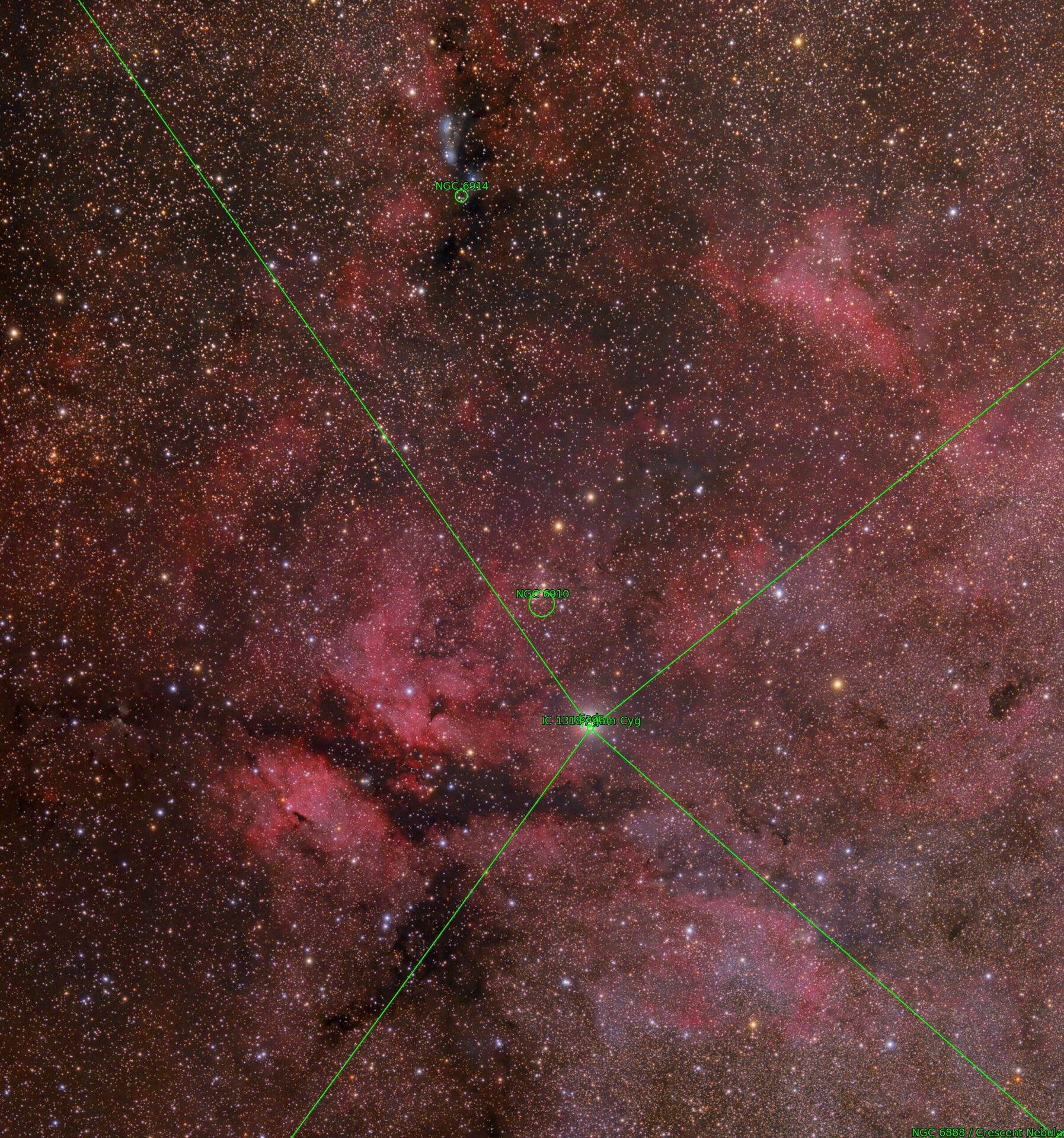 Sternkarten-Overlay (Astrometry.net)
