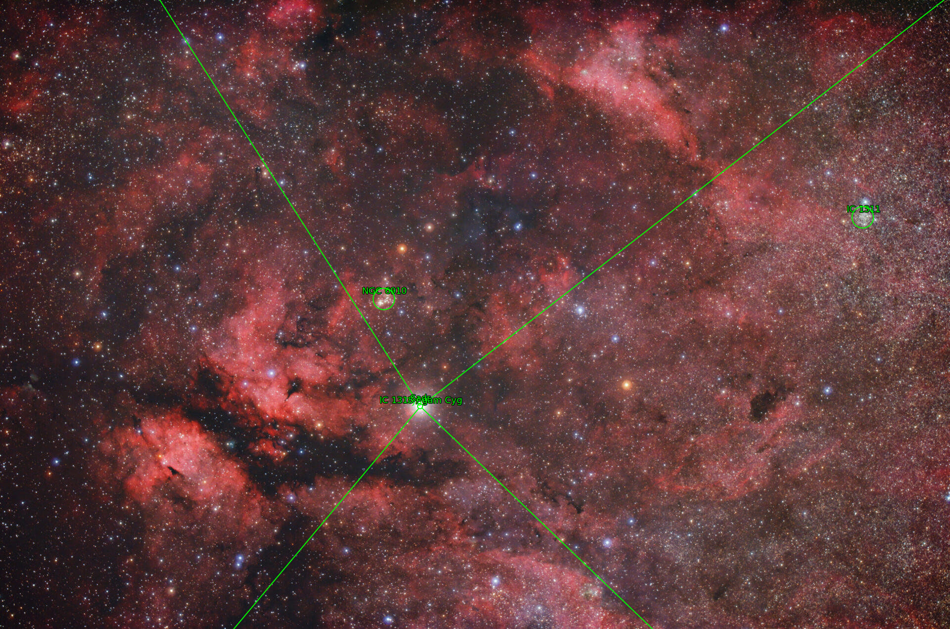 Sternkarten-Overlay (Astrometry.net)
