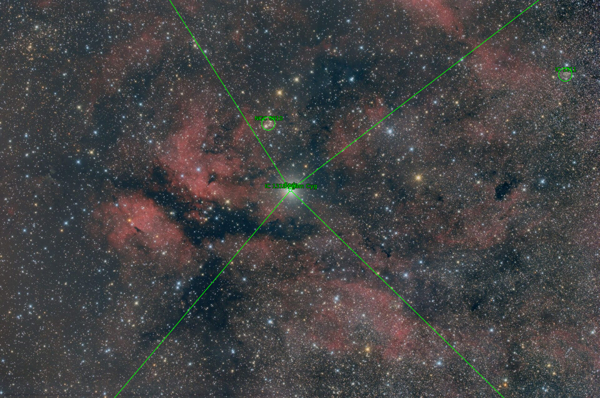 Sternkarten-Overlay (Astrometry.net)