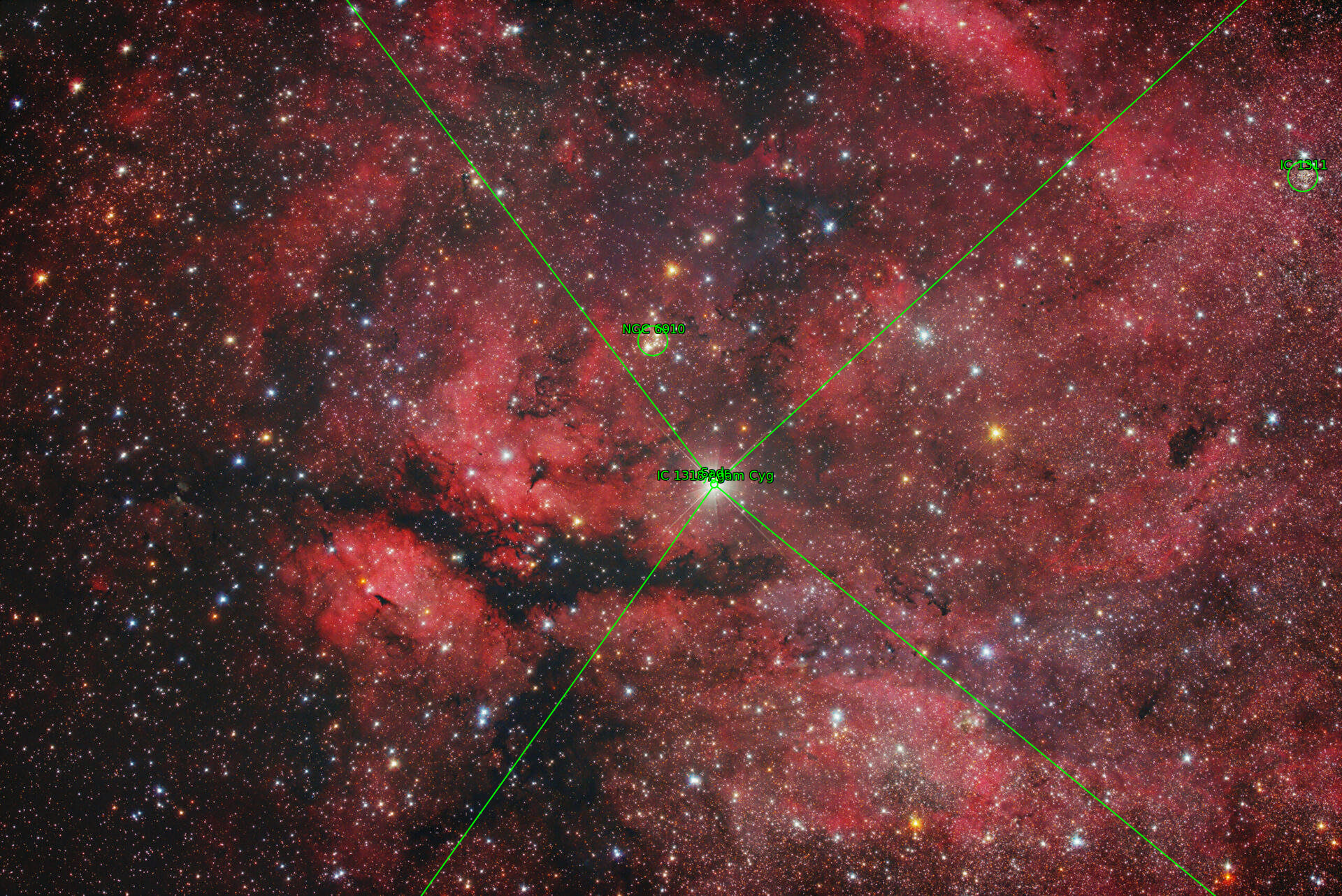 Sternkarten-Overlay (Astrometry.net)